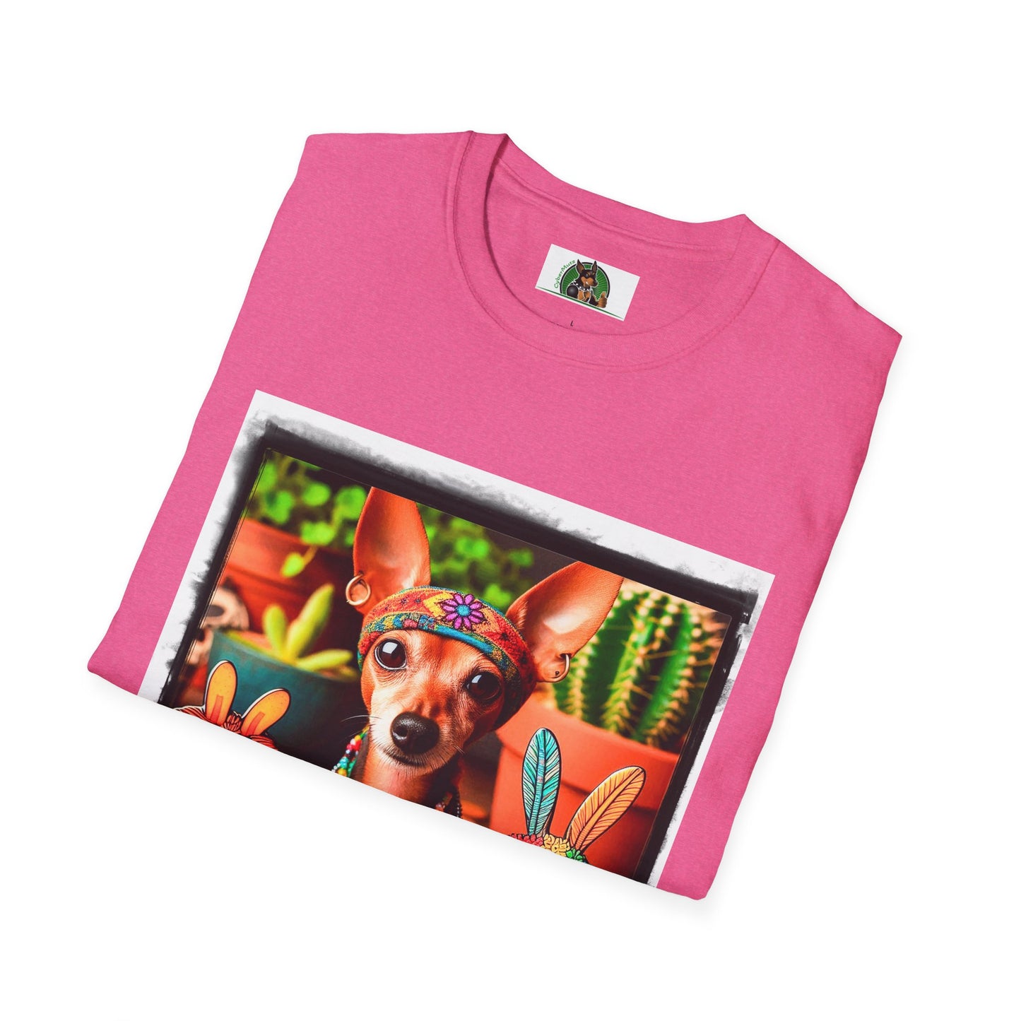 Min Pin T-Shirt 70s hippie