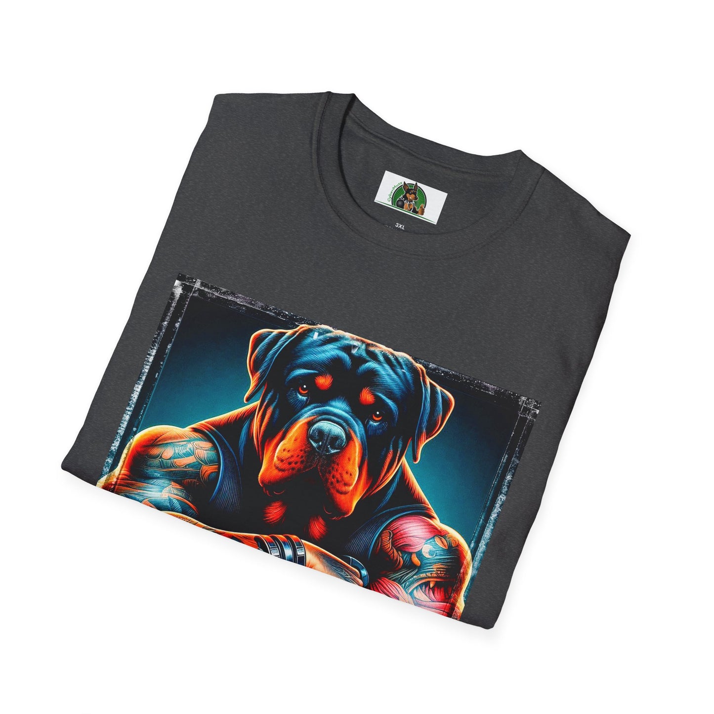 Rottweiler big muscles shirt T-Shirt Printify