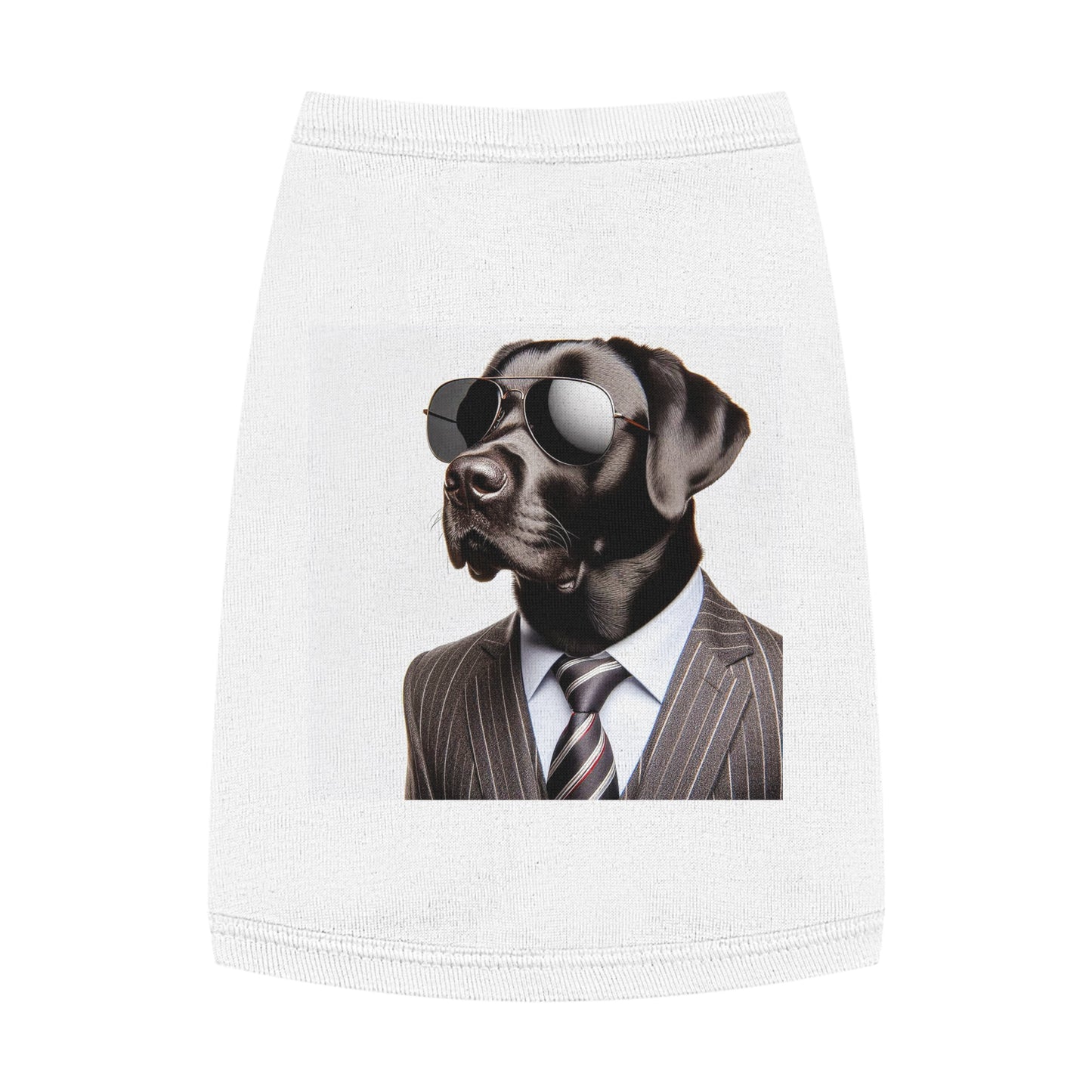 Labrador Retriever serious professional shirt Pets Printify M White