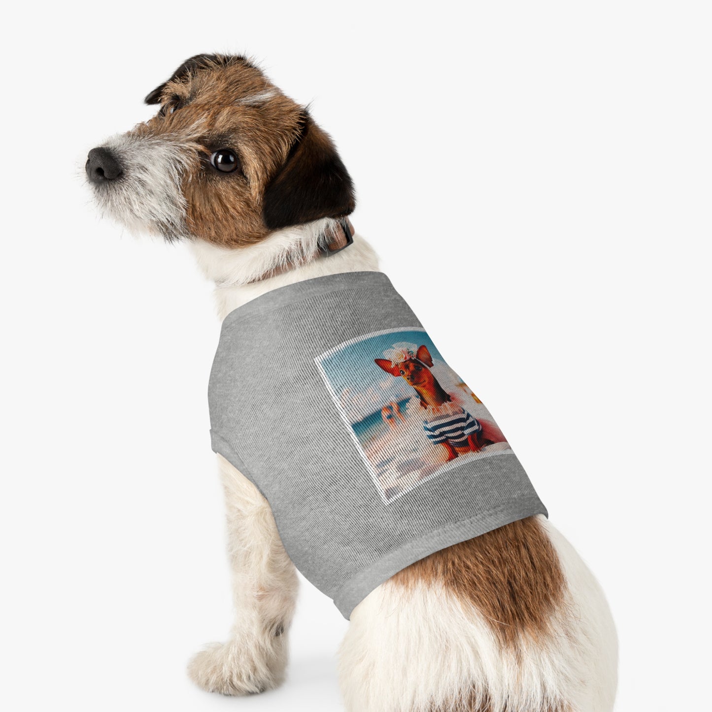 Dog Tank Top - Min Pin Tank Tops pretty bride Pets Printify