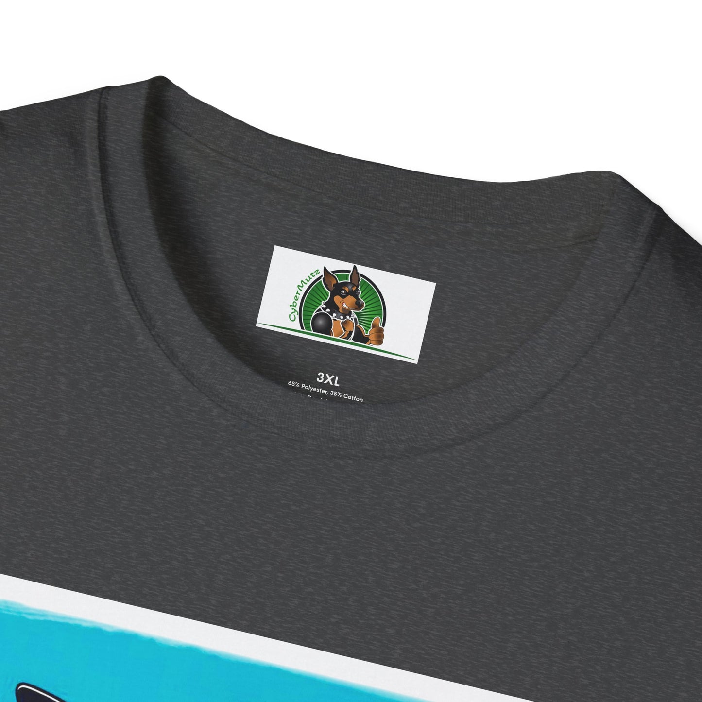 Min Pin T-Shirt small surfer T-Shirt Printify