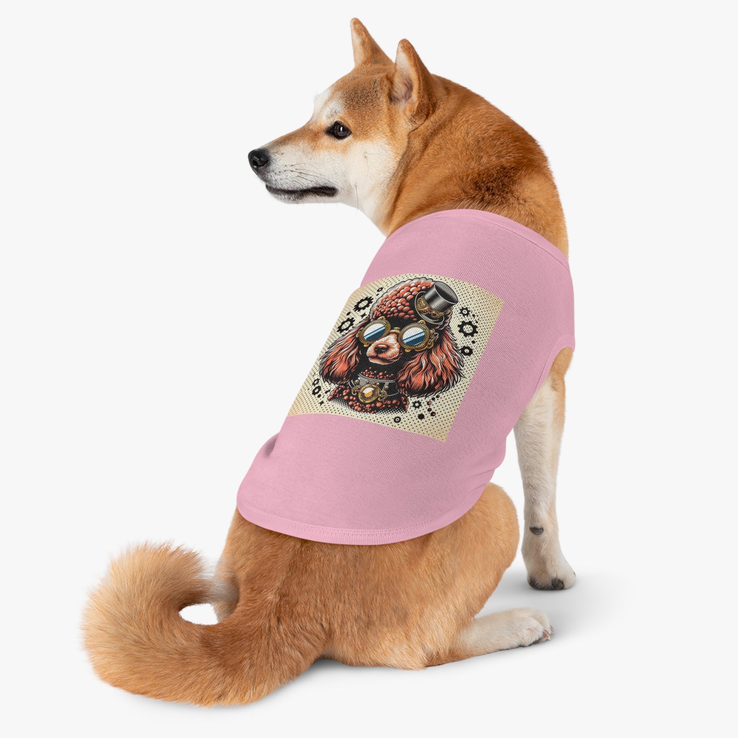 Pet Tank Top Poodle gear head