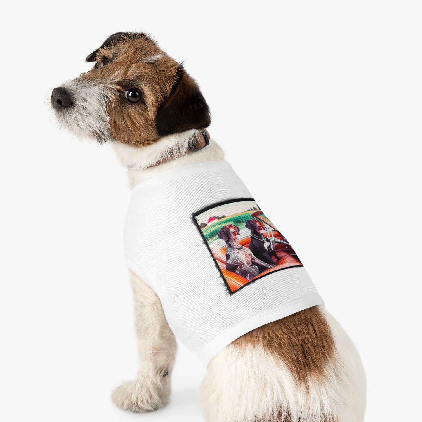Wacky Pet Tank Top German Shorthaired Pointer friends t shirt Pets Printify