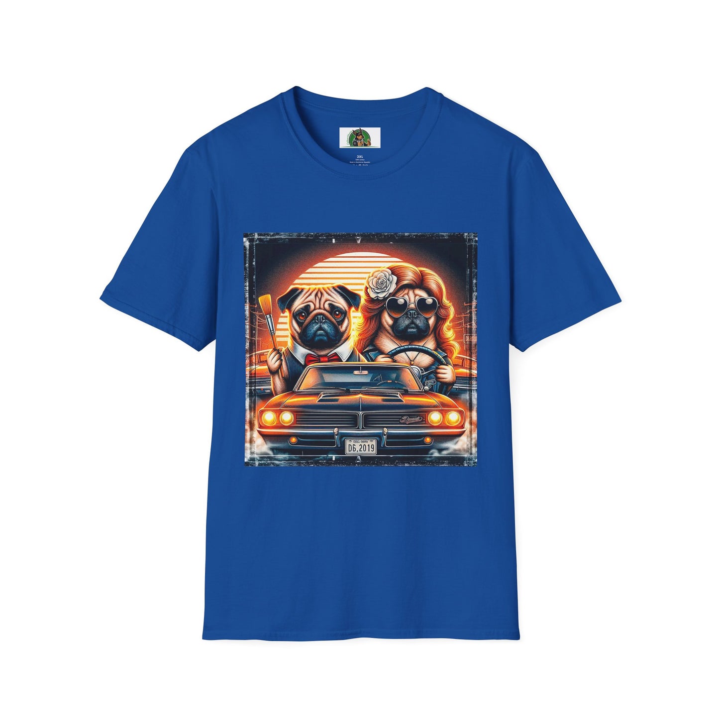 Wacky Pugs T-Shirt Printify XS Royal