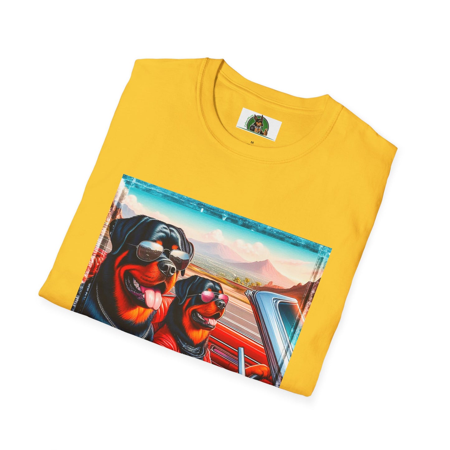 Wacky Rottweiler driving friends shirt