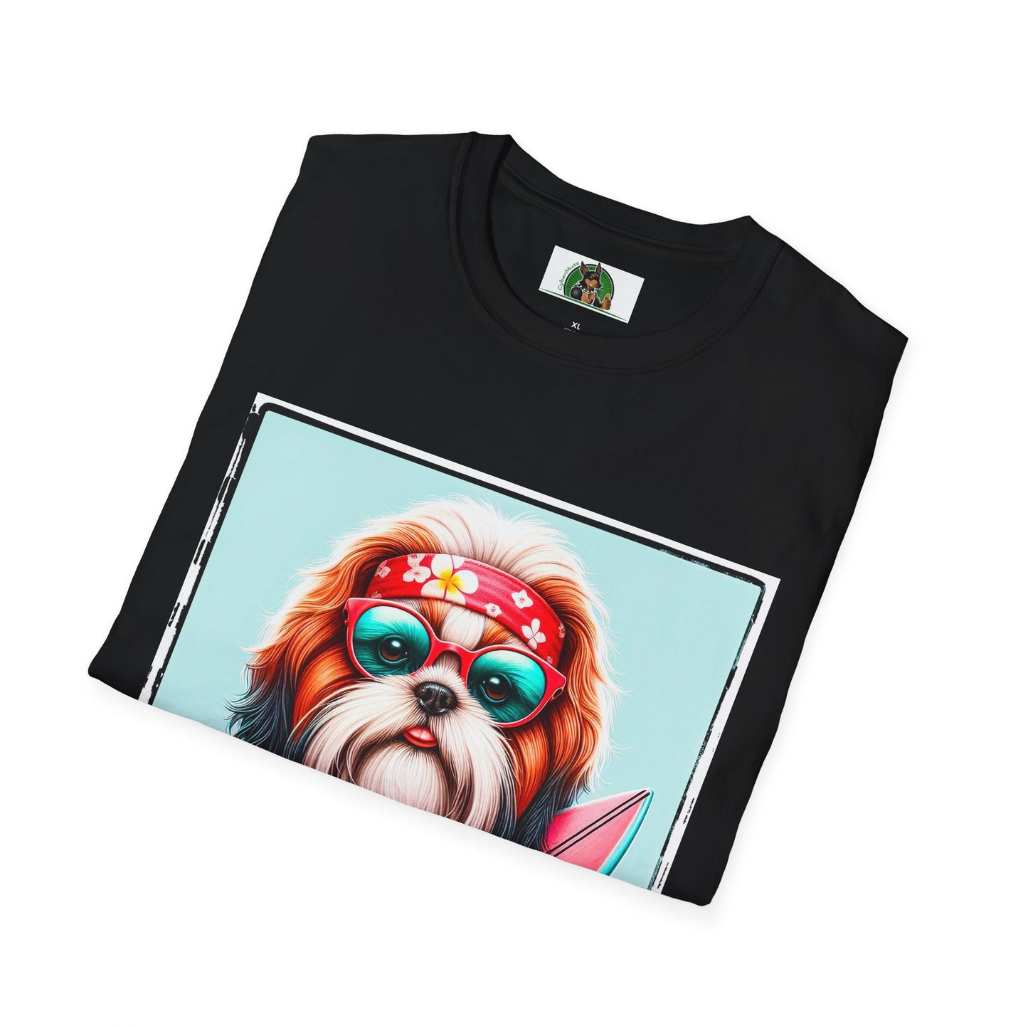 Shih Tzu surfer shirt T-Shirt Printify