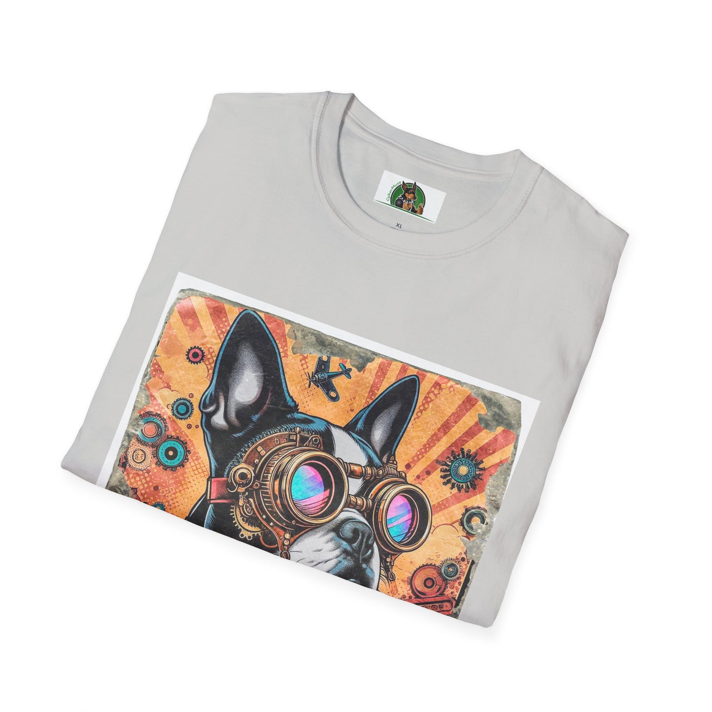 Steampunk Boston Terrier T-Shirt