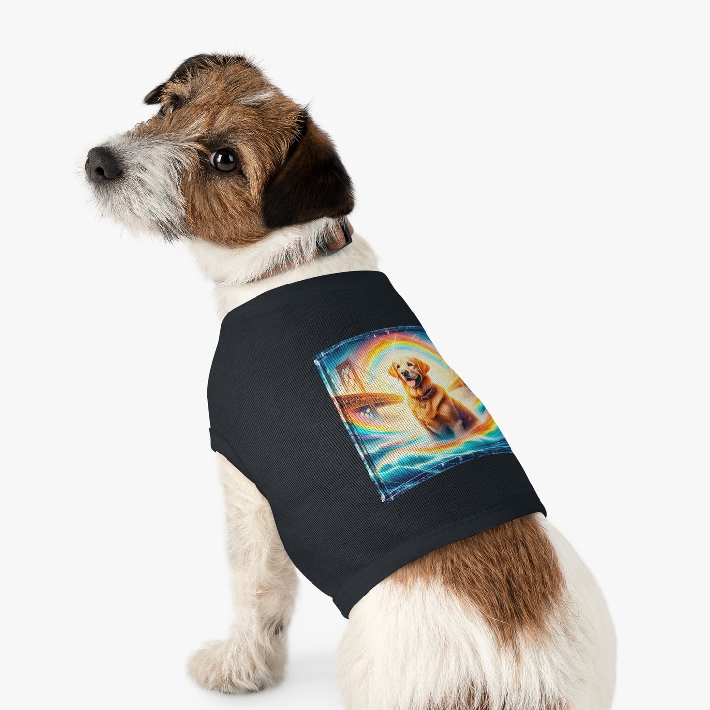 Labrador Retriever rainbow shirt Pets Printify