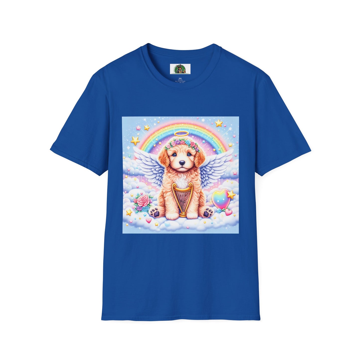 Golden Doodle baby heavenly Angel shirt T-Shirt Printify XS Royal