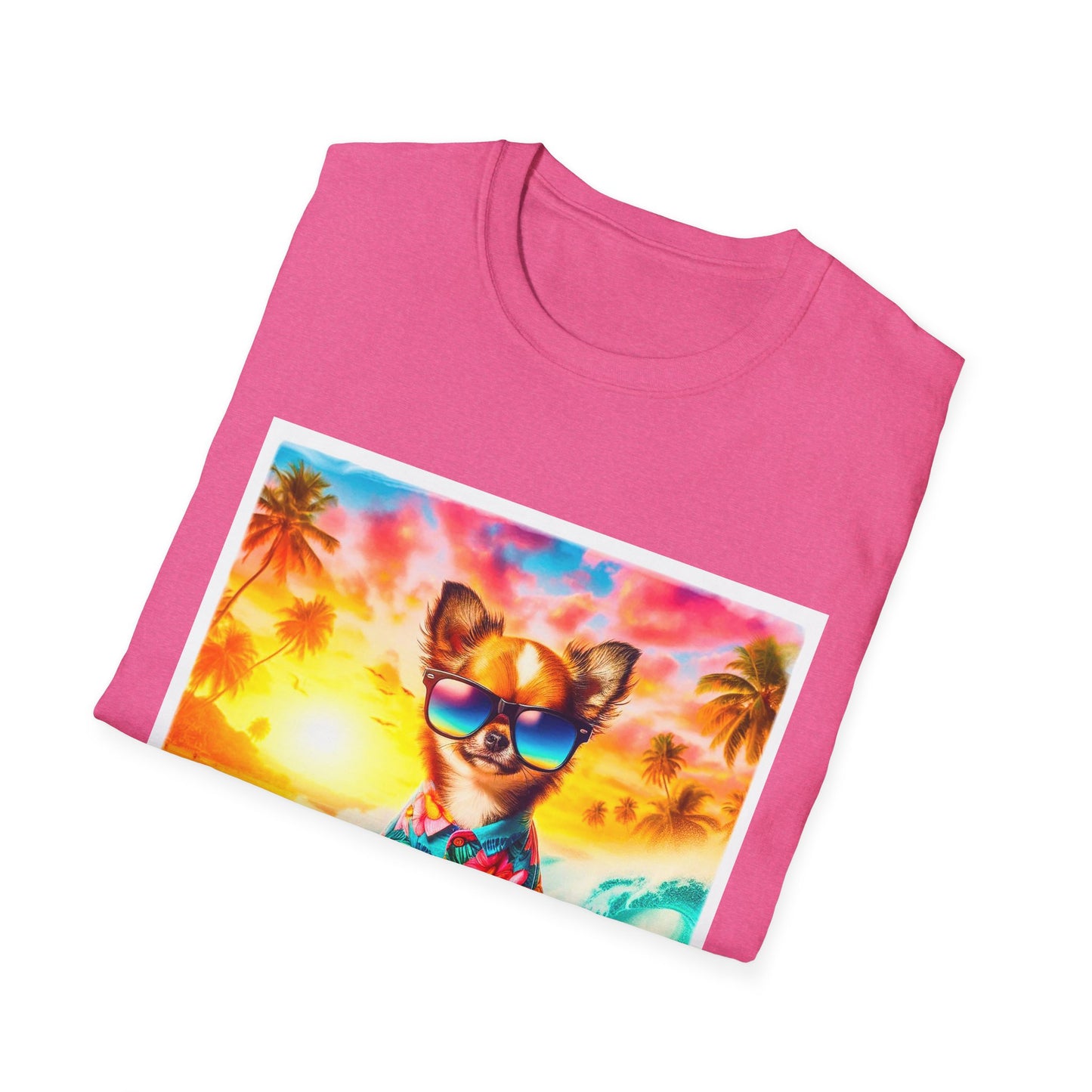 Chihuahua surfing t shirt