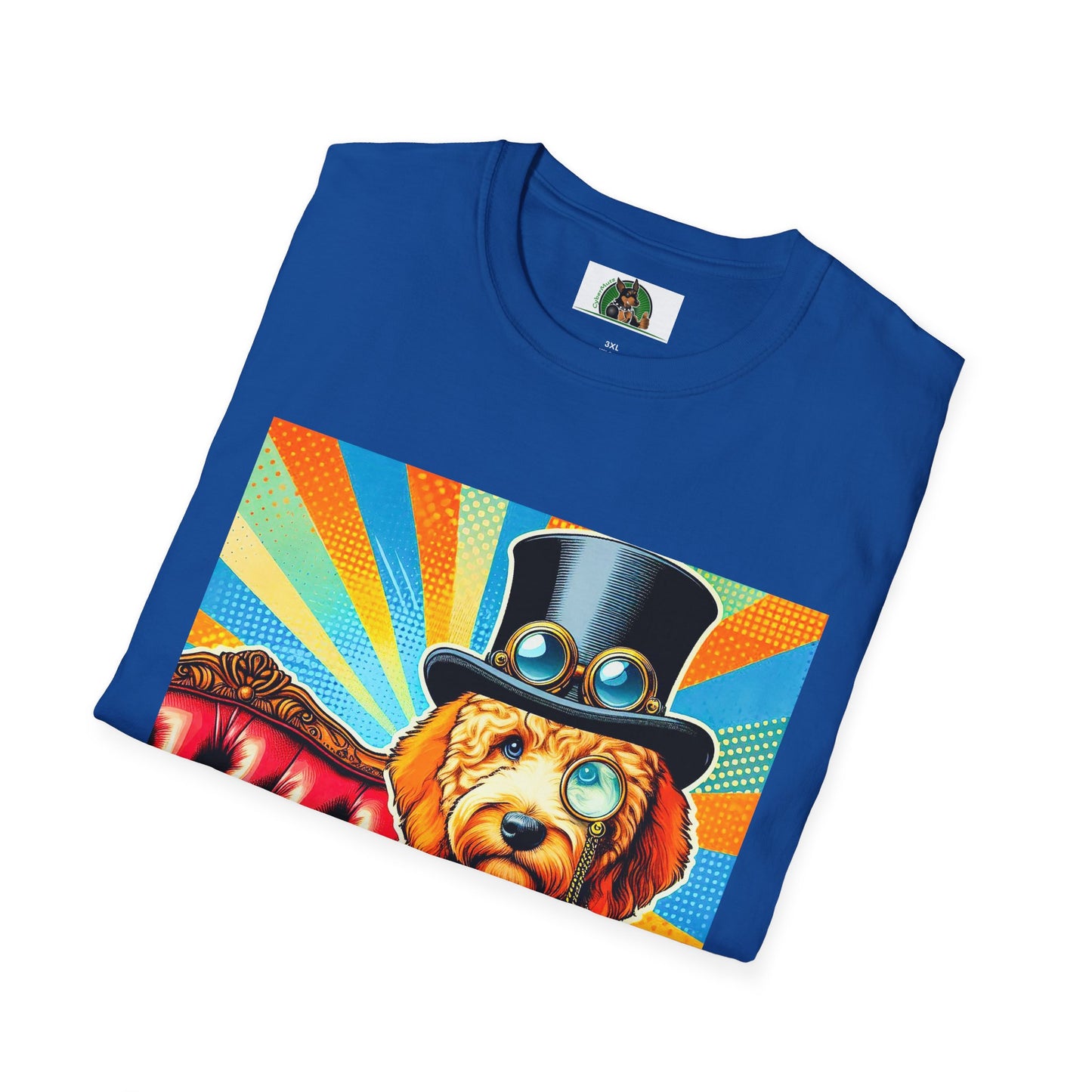 Golden Doodle steam punk cutie r shirt T-Shirt Printify