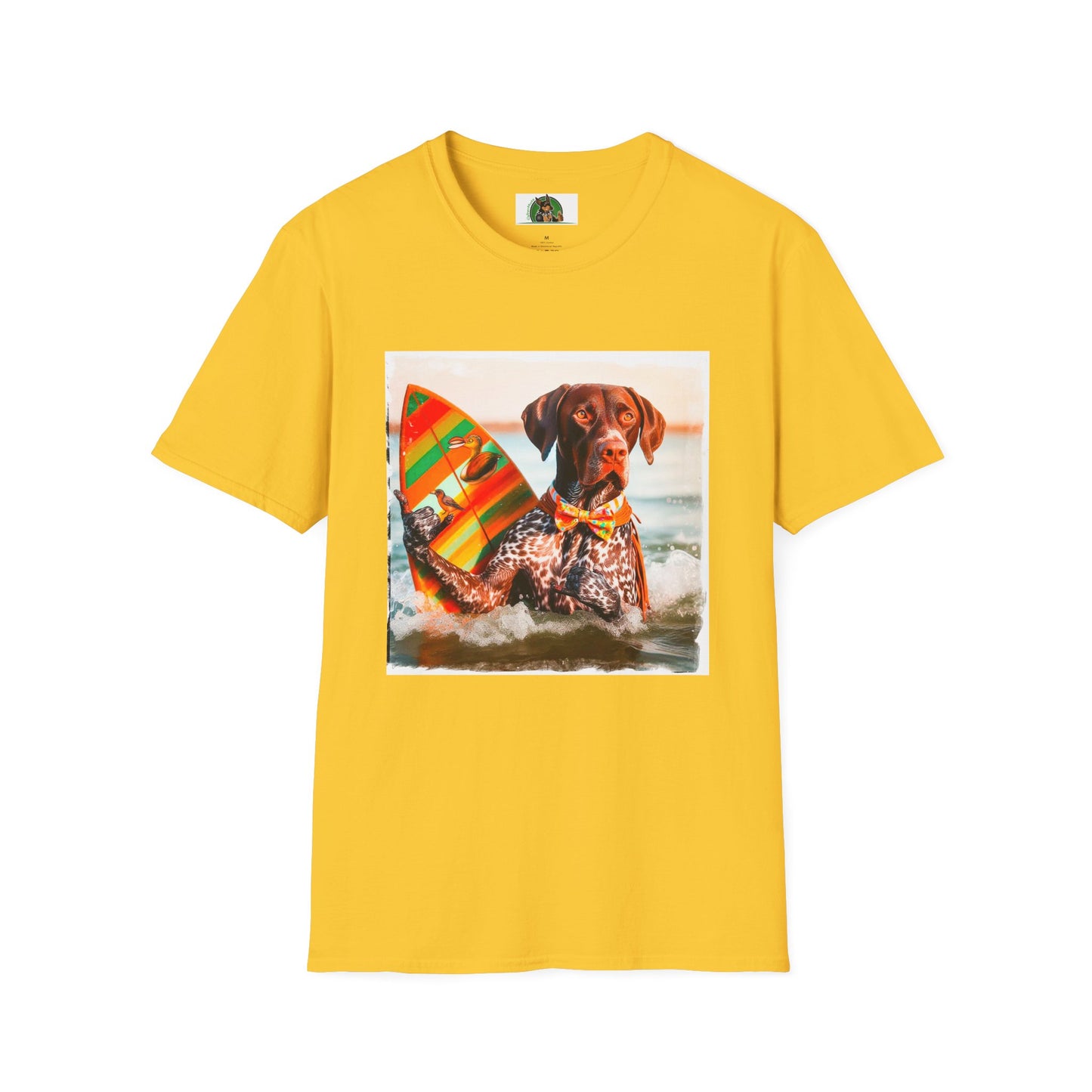 German Shorthaired Pointer Hawaiian vacation t shirt T-Shirt Printify S Daisy