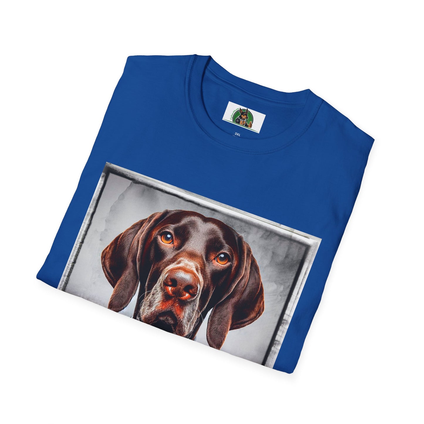 German Shorthaired Pointer business man t shirt T-Shirt Printify
