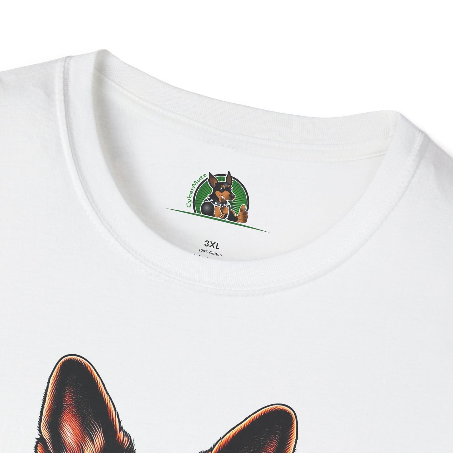 German Shepherd suit and tie T-Shirt Printify