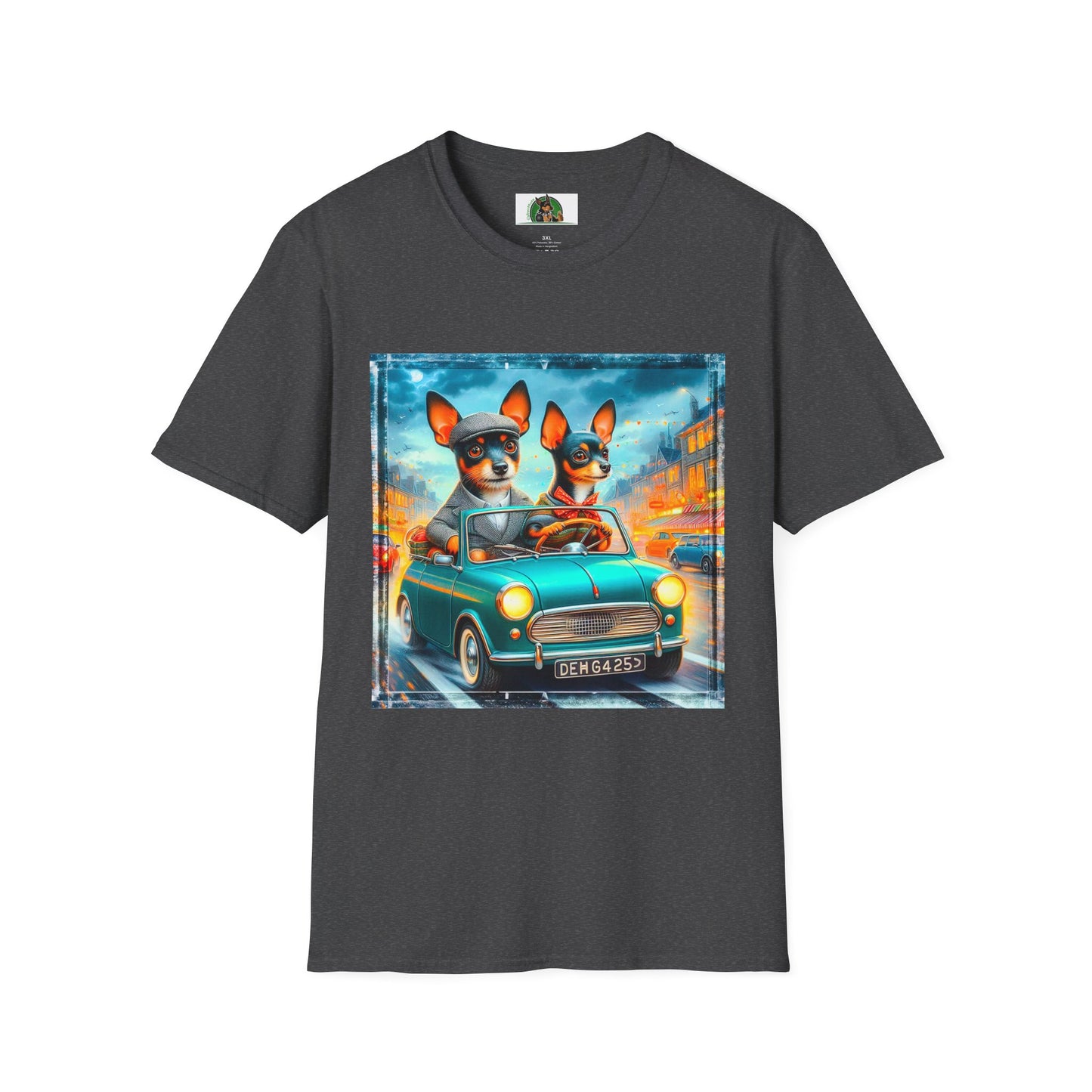 Wacky Rat Terrier T-Shirt married couple T-Shirt Printify XS Dark Heather