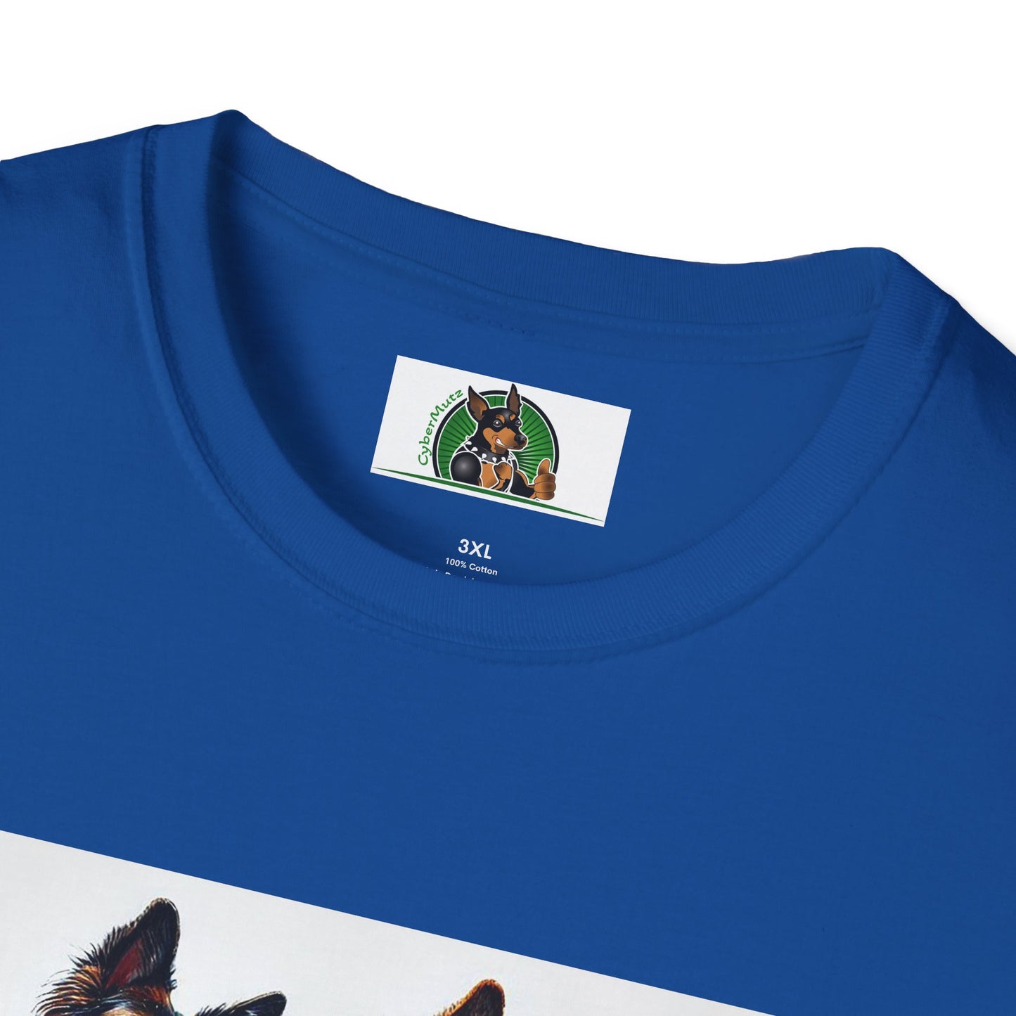German Shepherd T-Shirt - Dancing Dog Design T-Shirt Printify