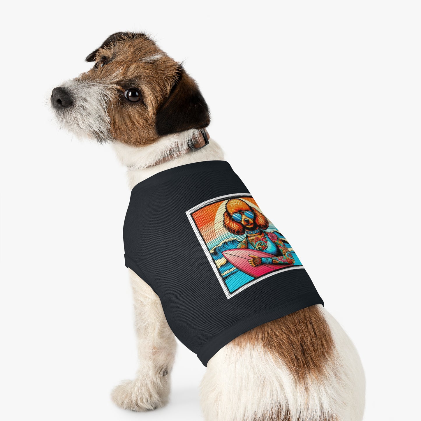 Pet Tank Top Poodle Pets Printify