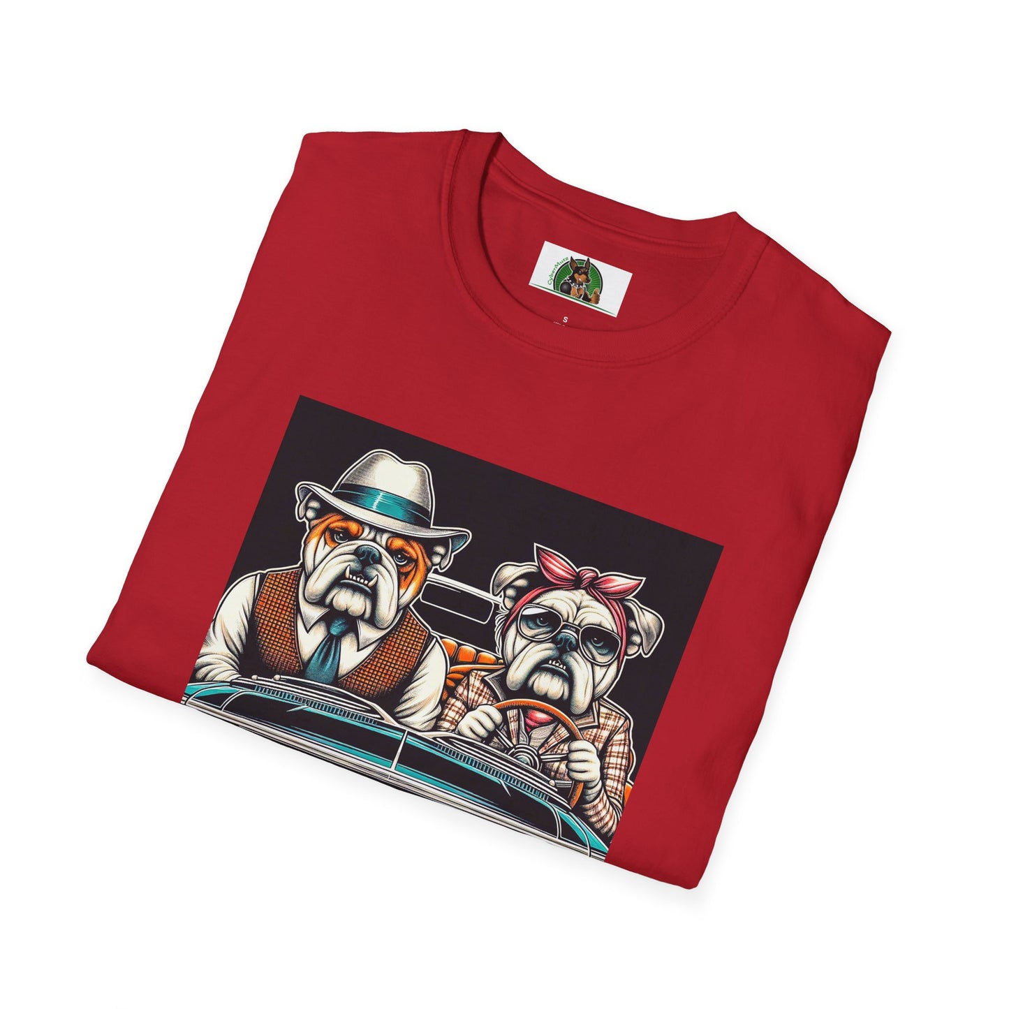 Wacky Bulldog 20s couple t shirt