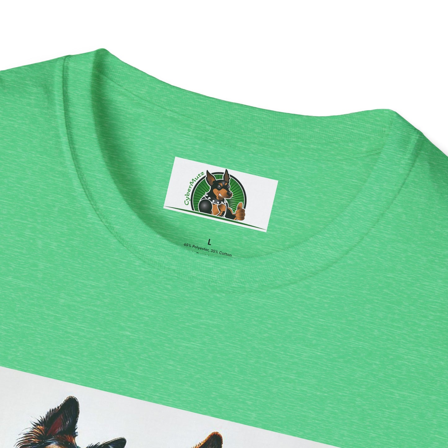 German Shepherd T-Shirt - Dancing Dog Design T-Shirt Printify