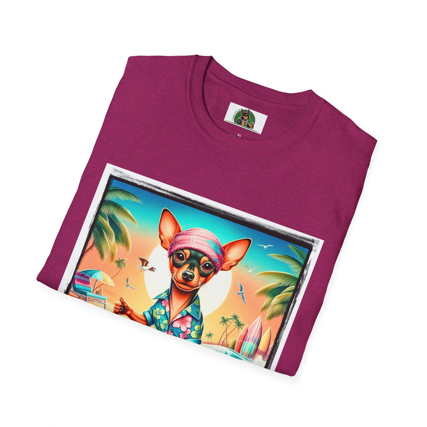 Min Pin T-Shirt Hawaiian surfing