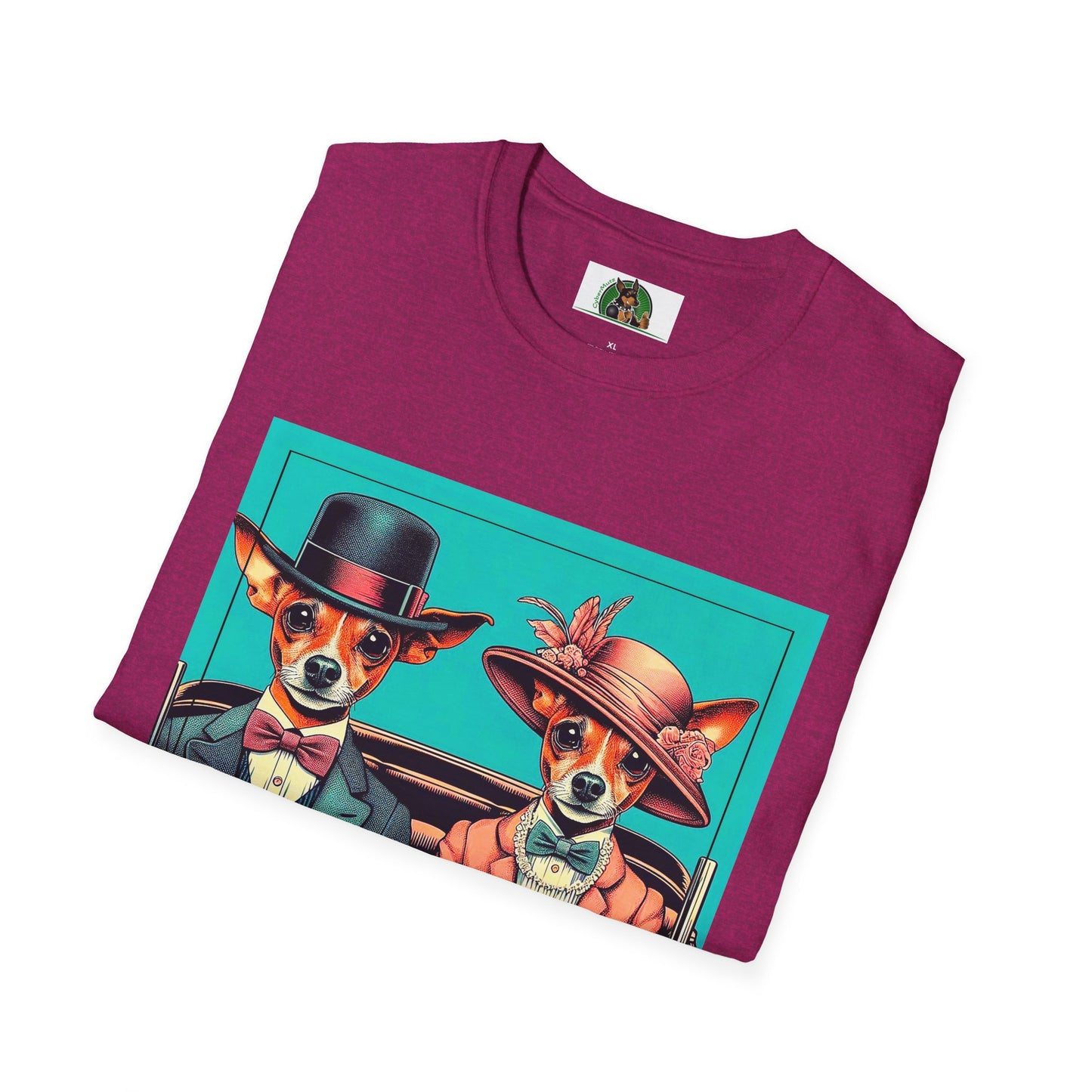 Wacky Min Pin T-Shirt 30s couple