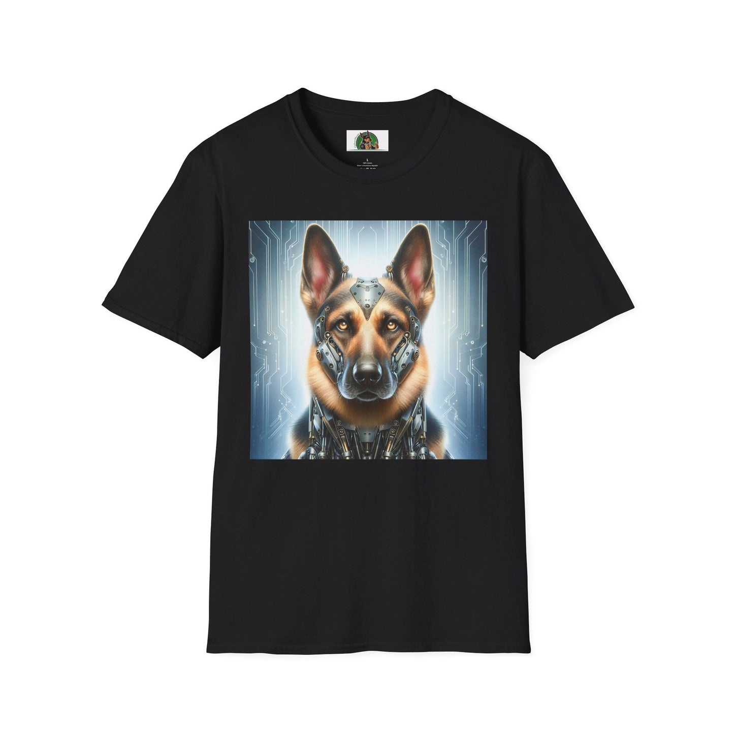 German Shepherd T-Shirt Printify Black S