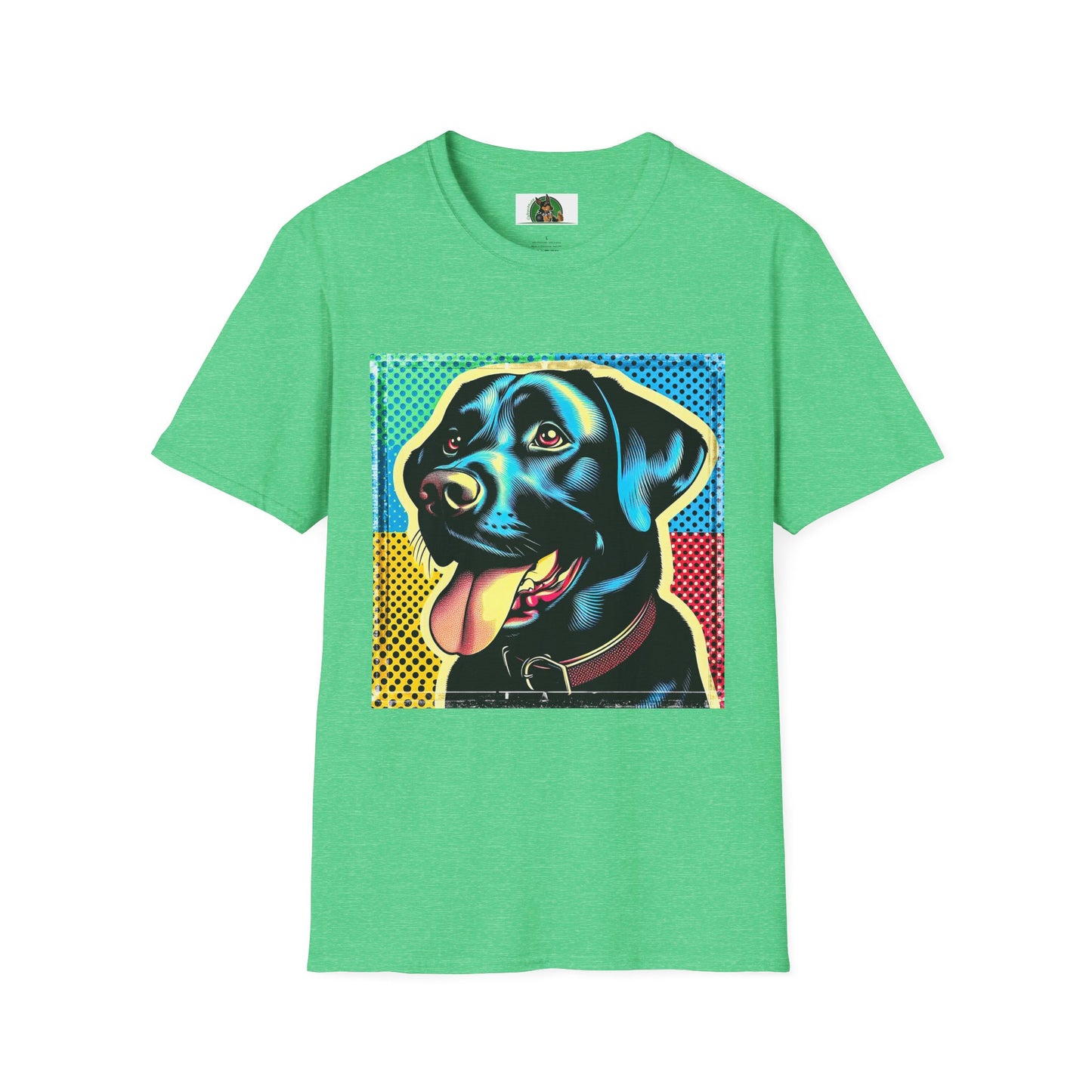 Labrador Retriever pretty boy shirt T-Shirt Printify S Heather Irish Green