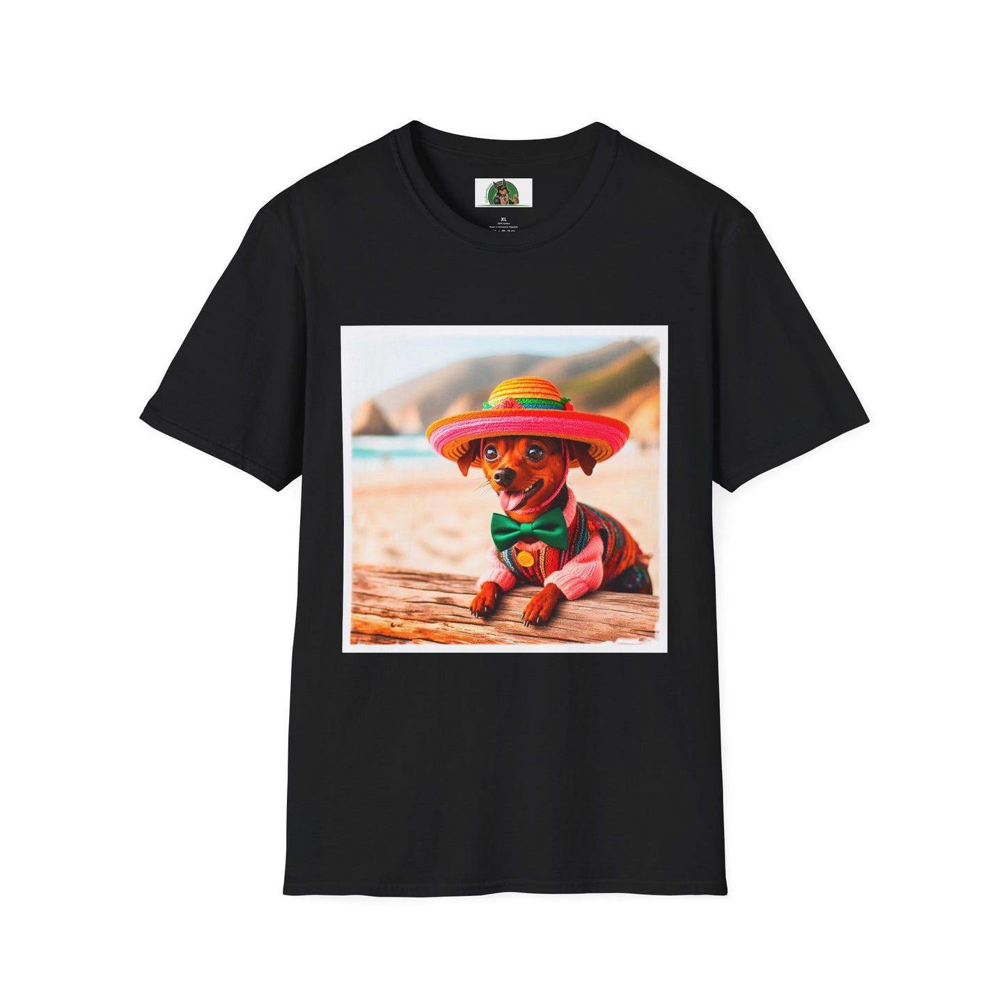 Min Pin T-Shirt fiesta fun T-Shirt Printify XS Black