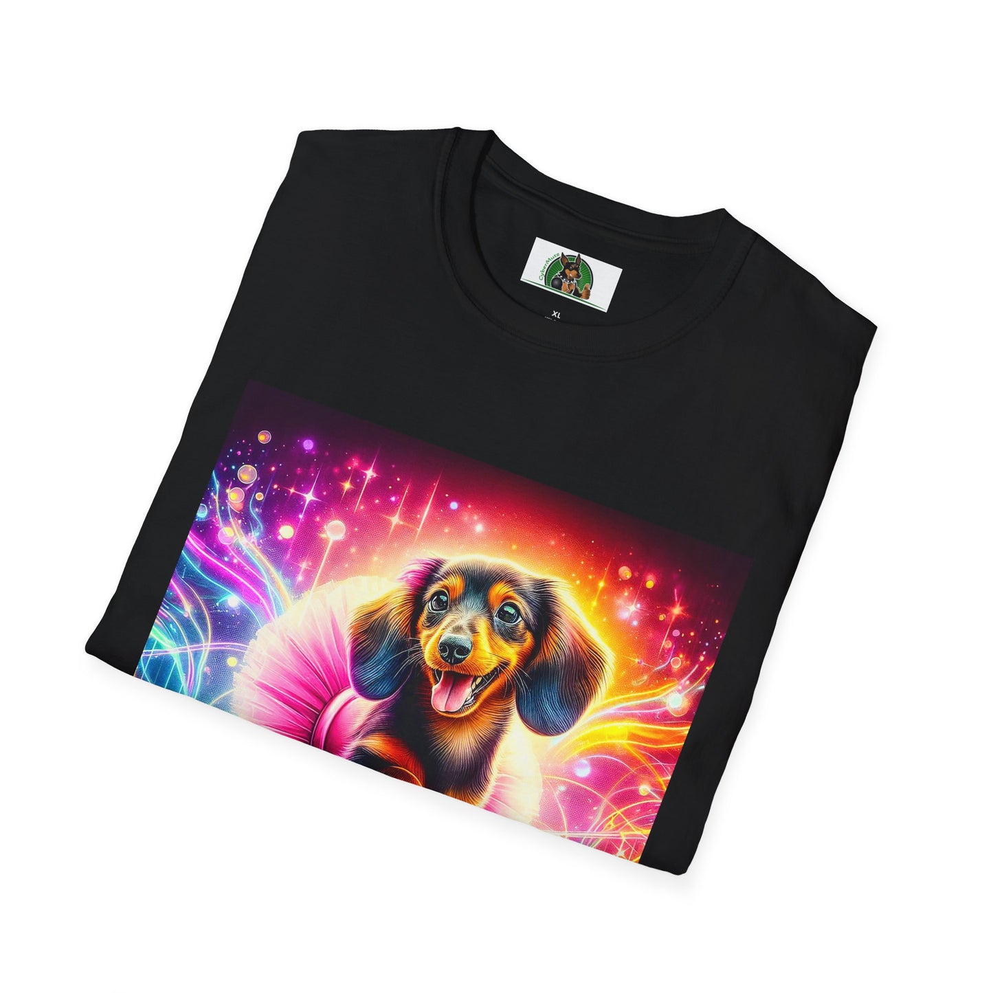 Dachshund dancing ballerina t shirt