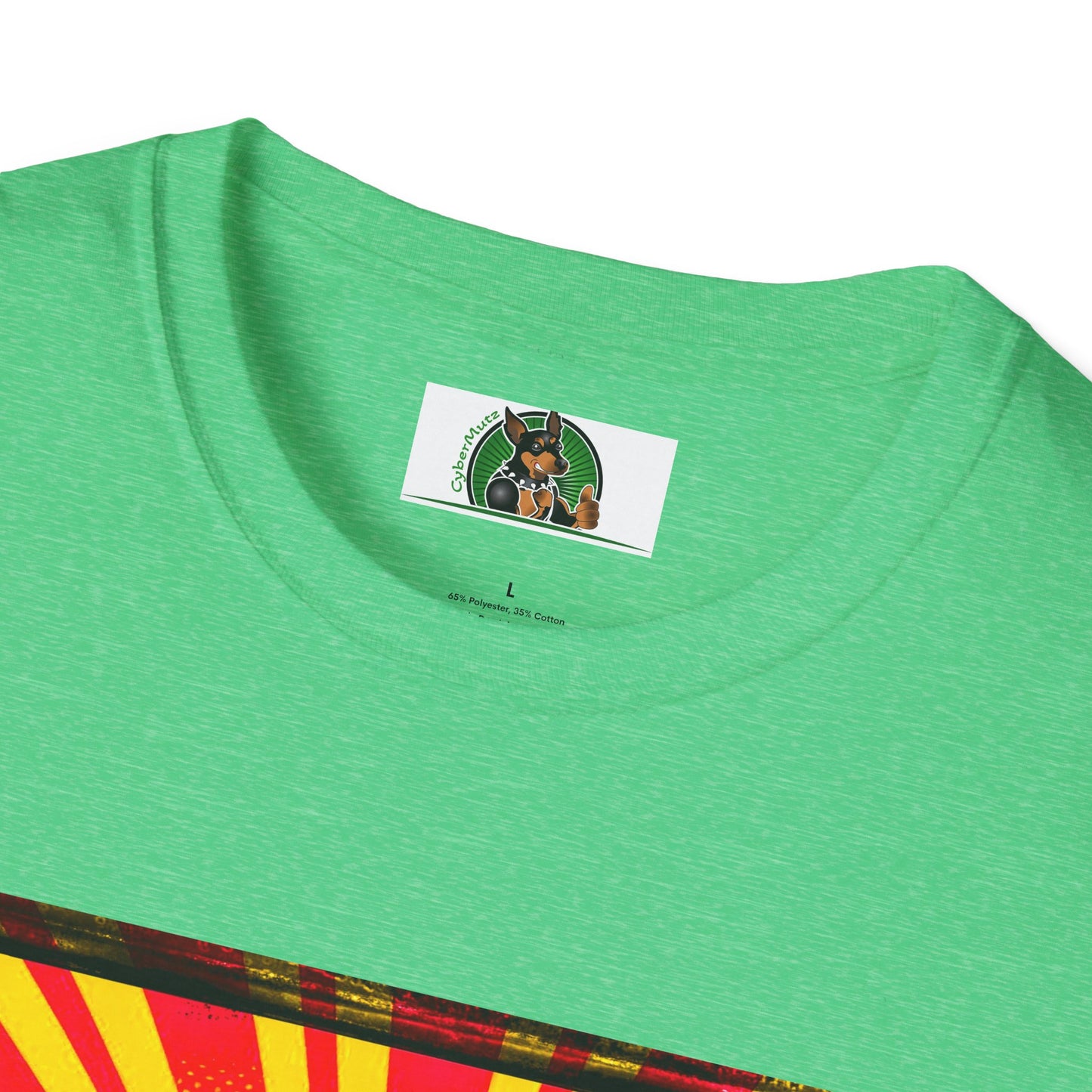 Dalmatian colorful surfing t shirt T-Shirt Printify