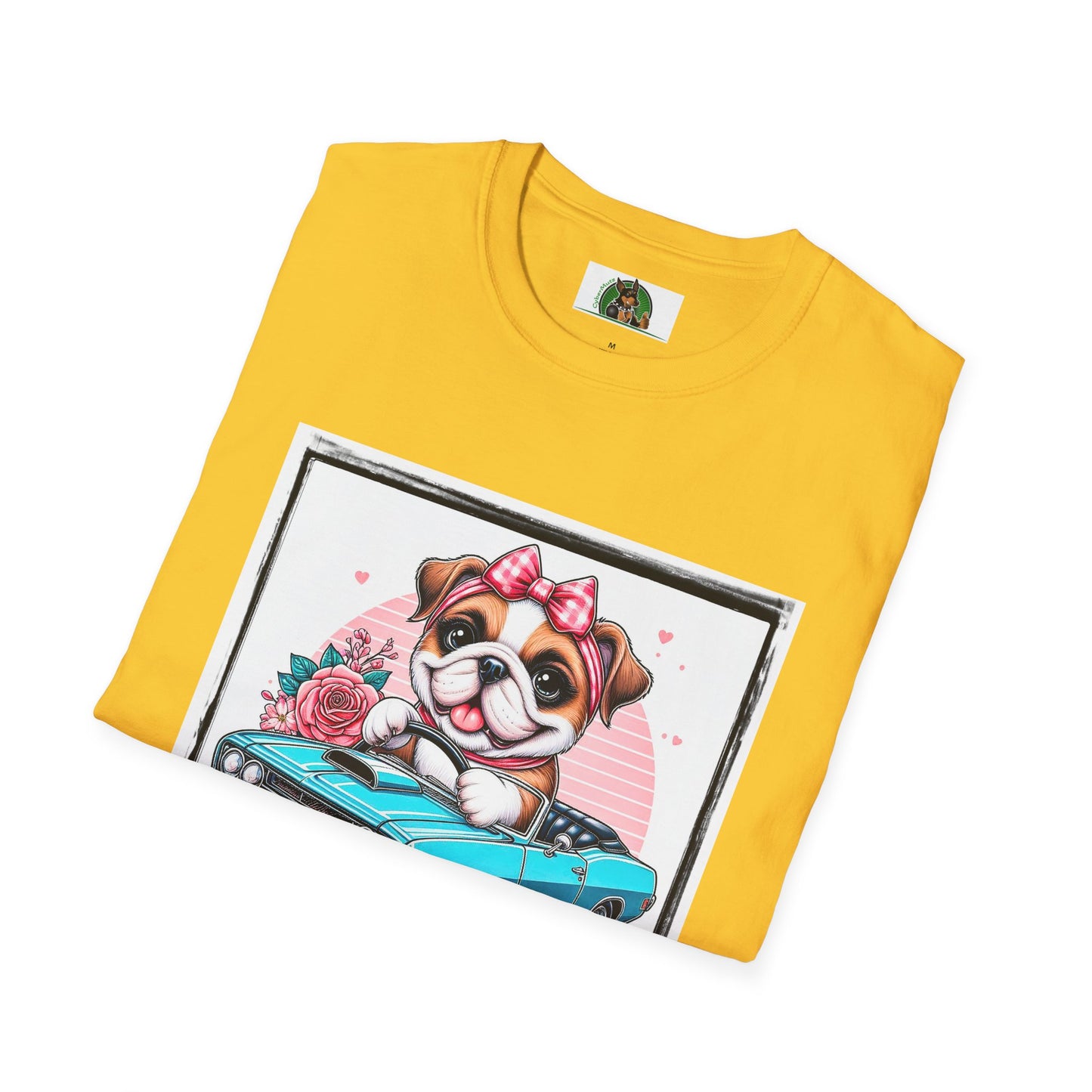 Wacky Bulldog baby driver t shirt