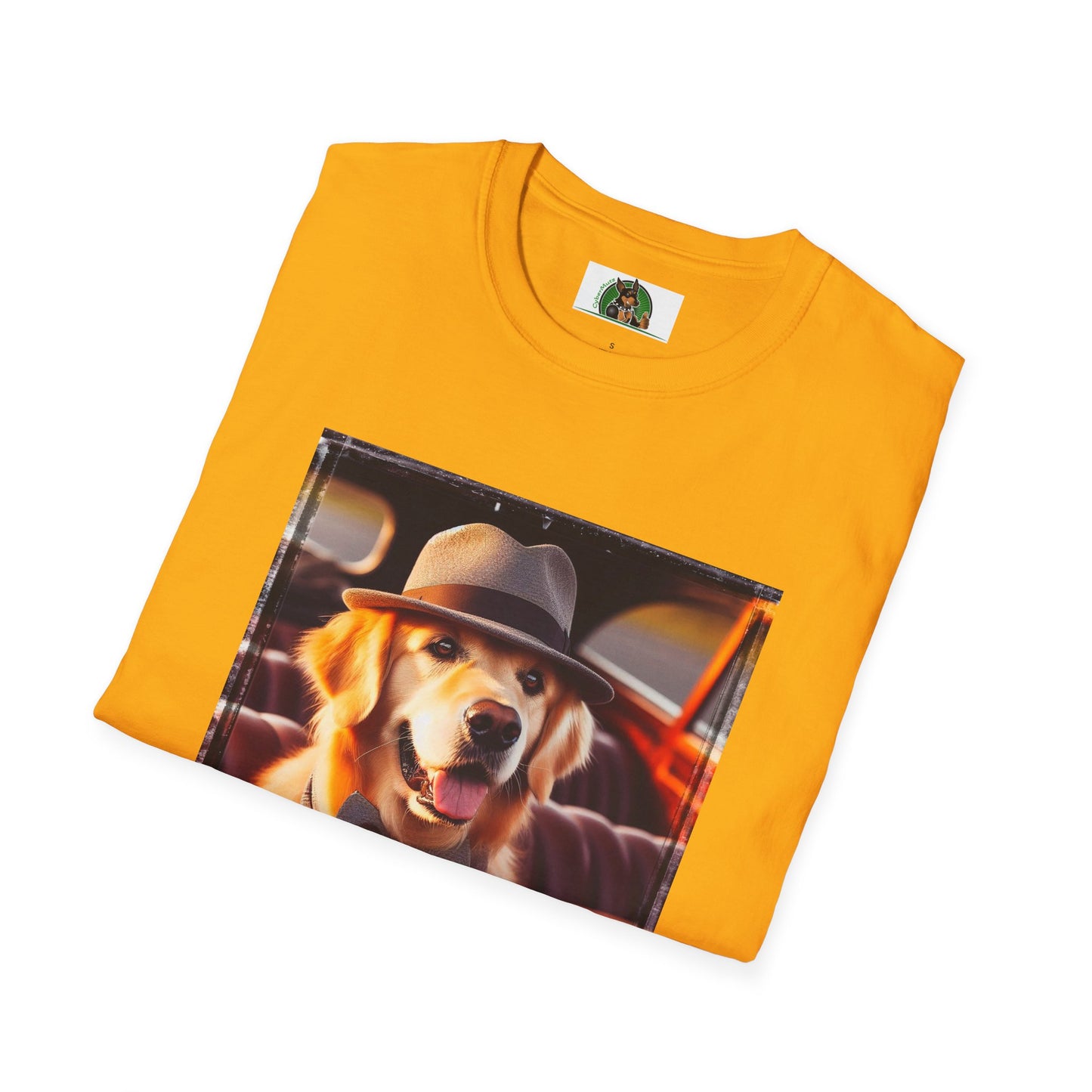 Golden Retriever driving fun shirt