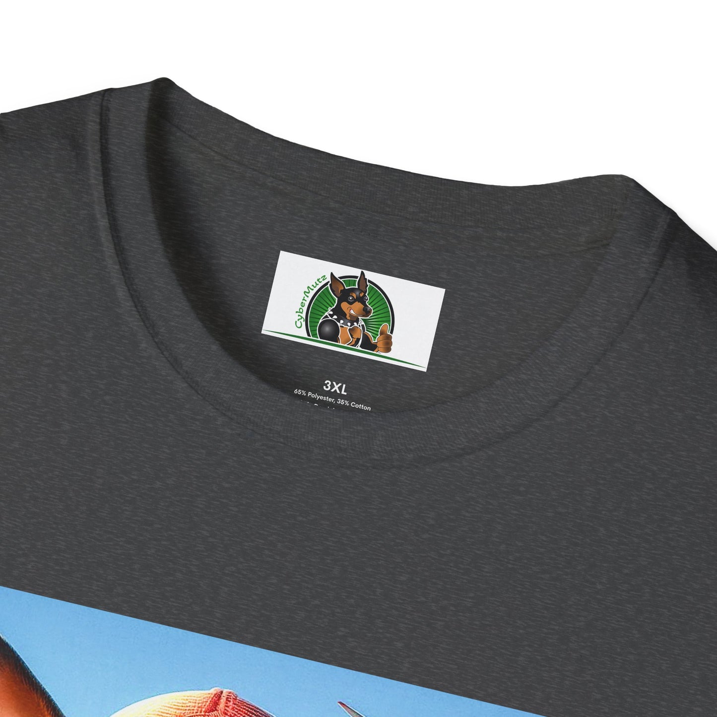 Min Pin T-Shirt tiny surfer T-Shirt Printify