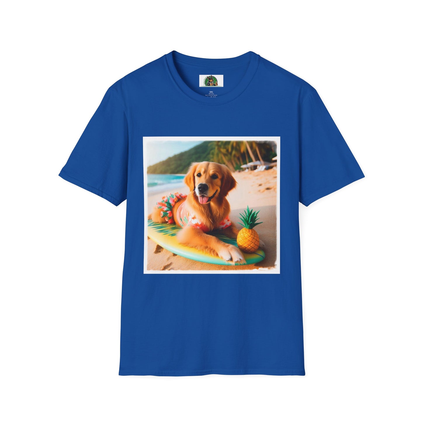 Golden Retriever swim day shirt T-Shirt Printify XS Royal