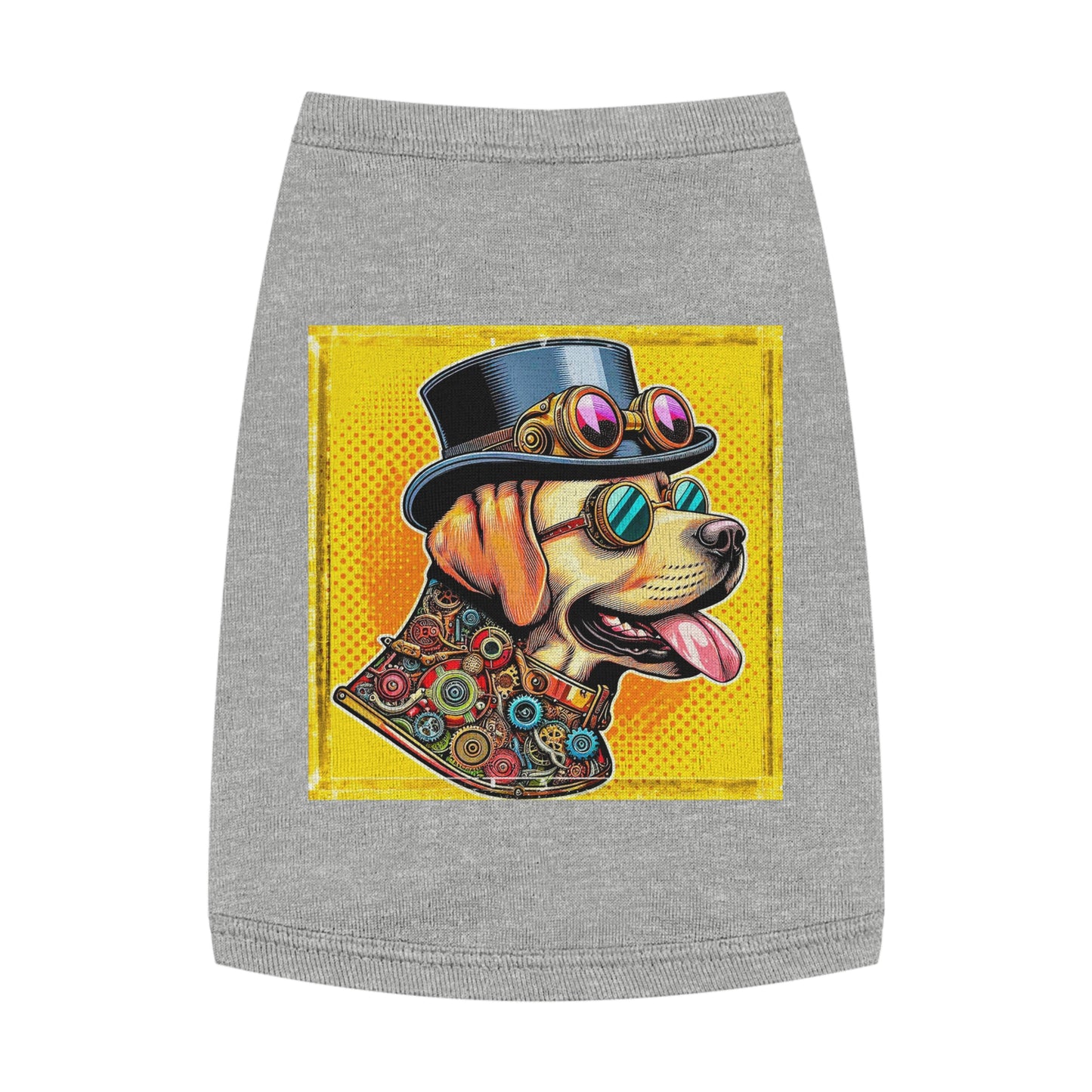 Labrador Retriever steam punk cutie Pets Printify M Heather