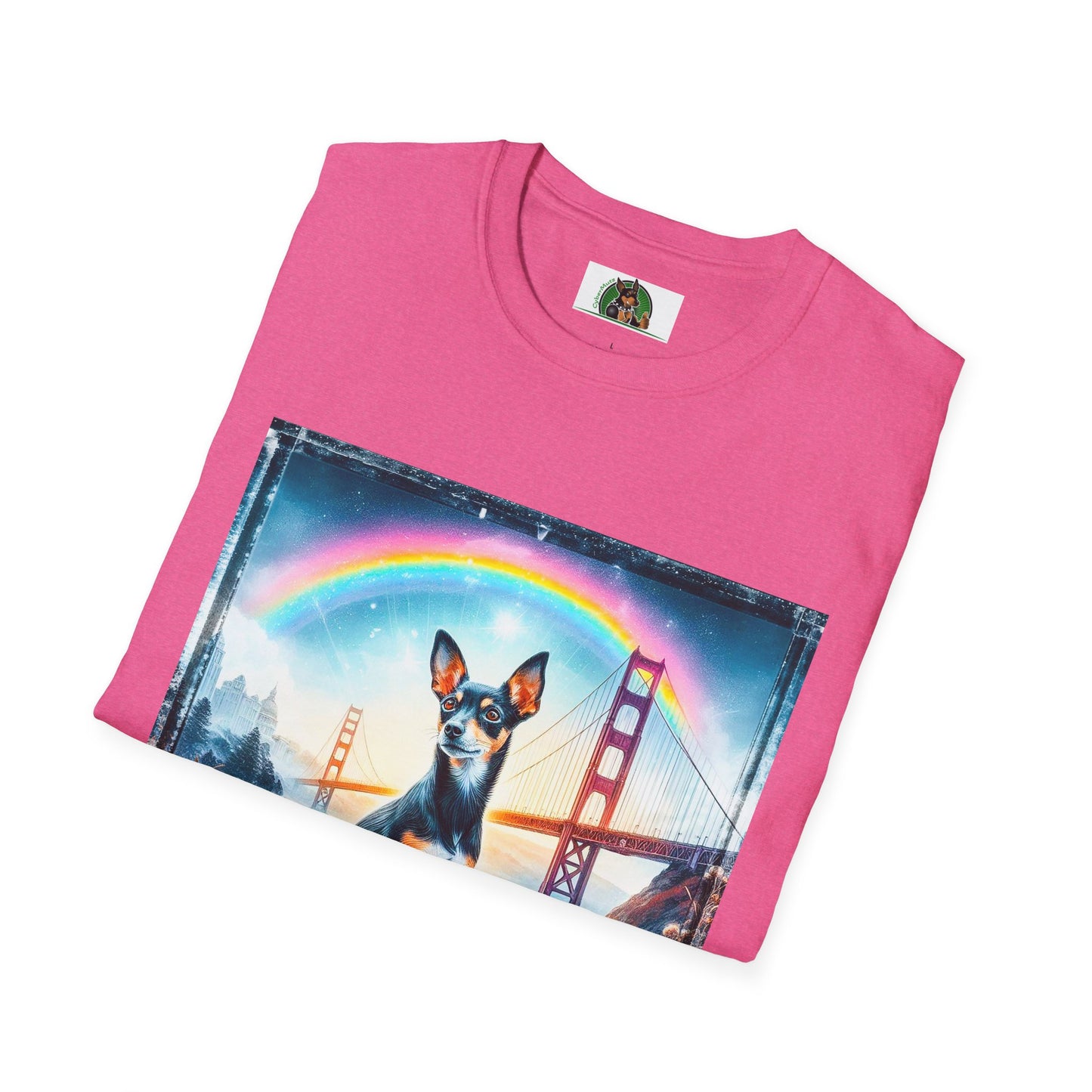 Rat Terrier T-Shirt rainbow