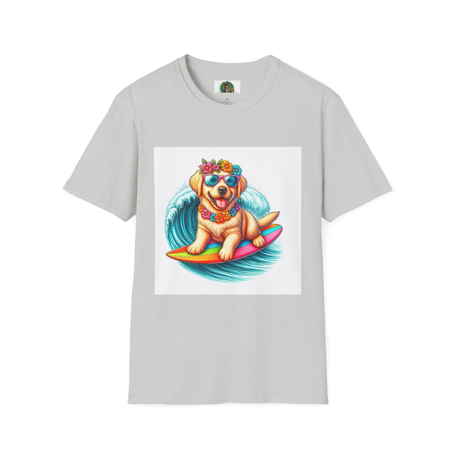 Labrador Retriever T-Shirt Printify S Ice Grey