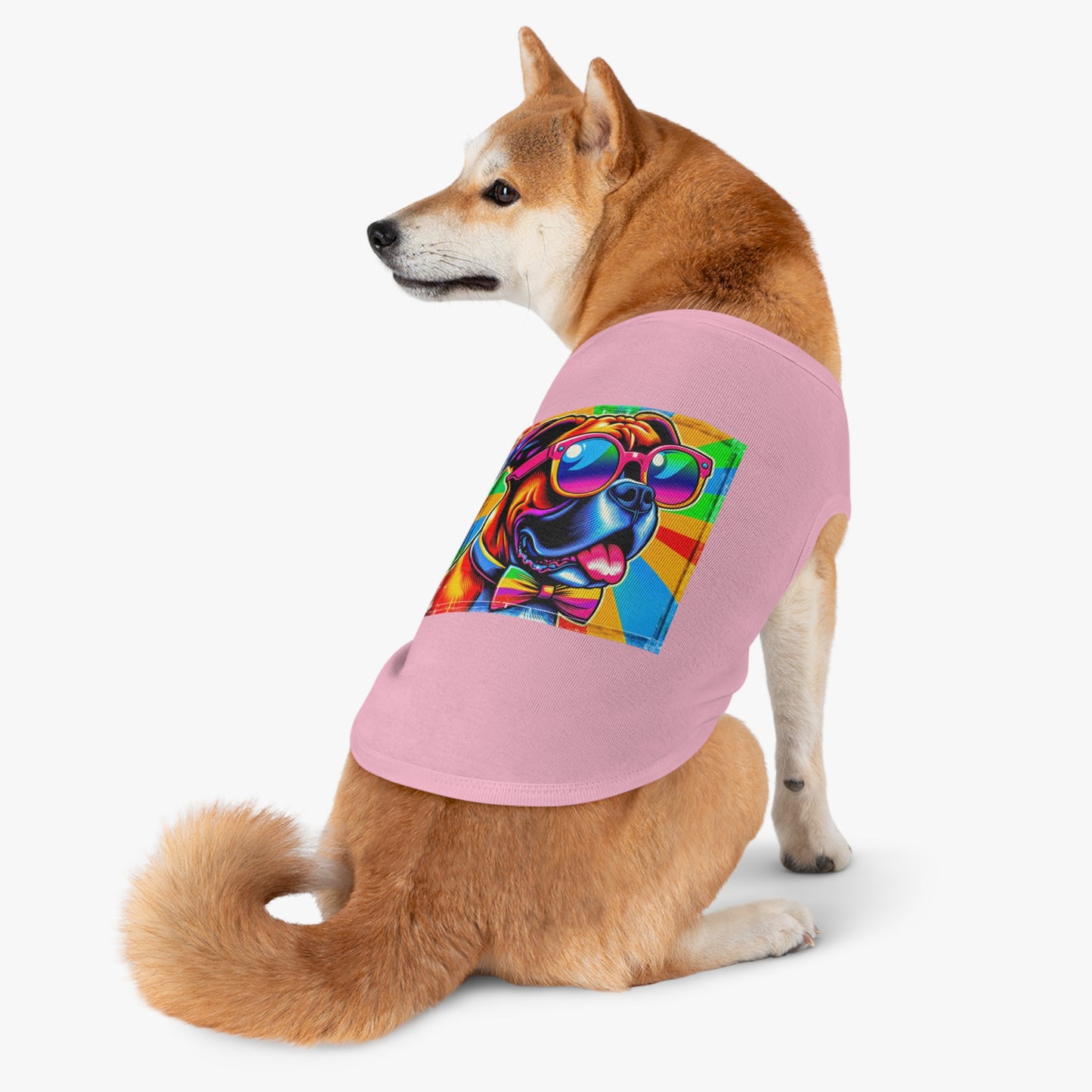 Pet Tank Top Boxer Pets Printify