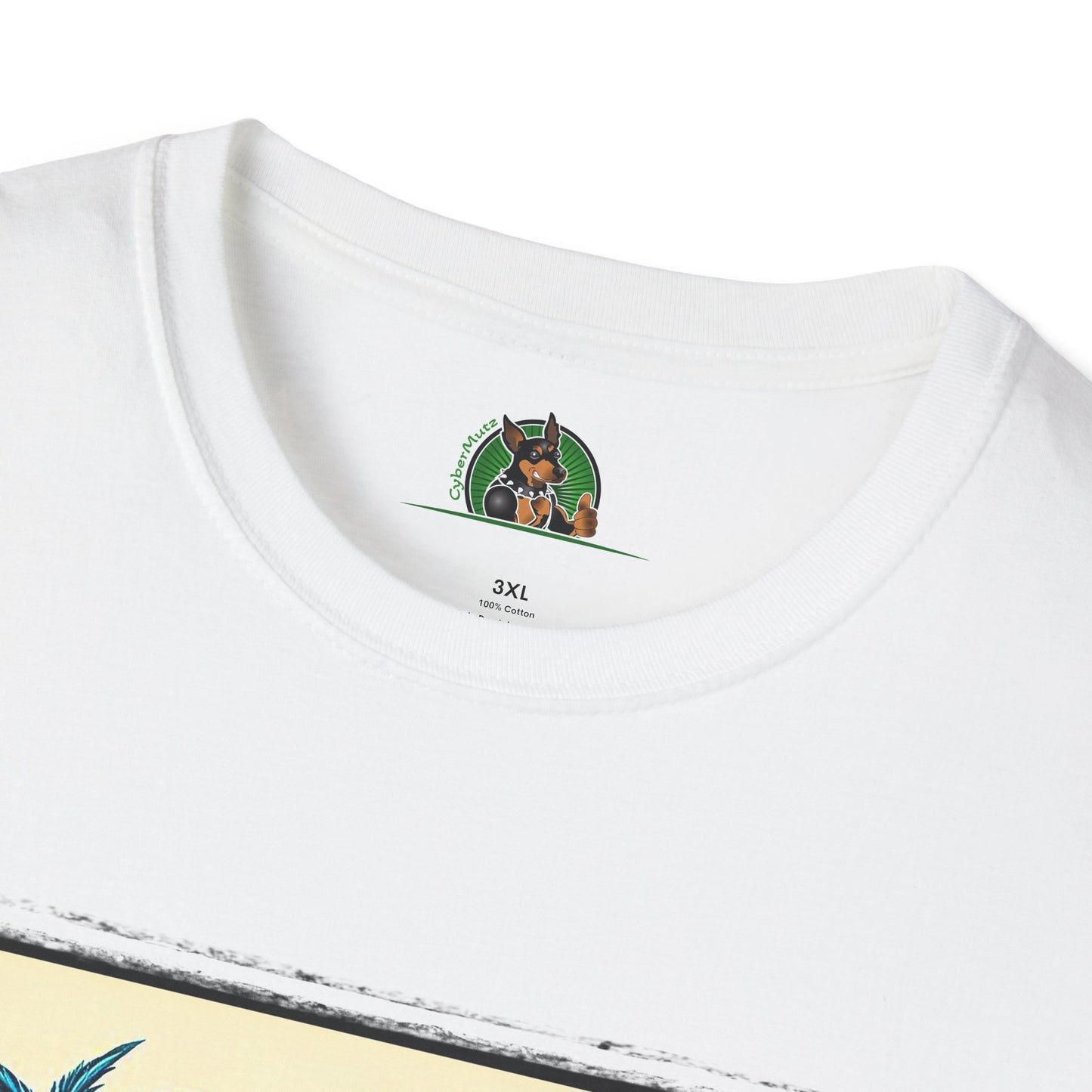Bulldog Palm Springs t shirt T-Shirt Printify