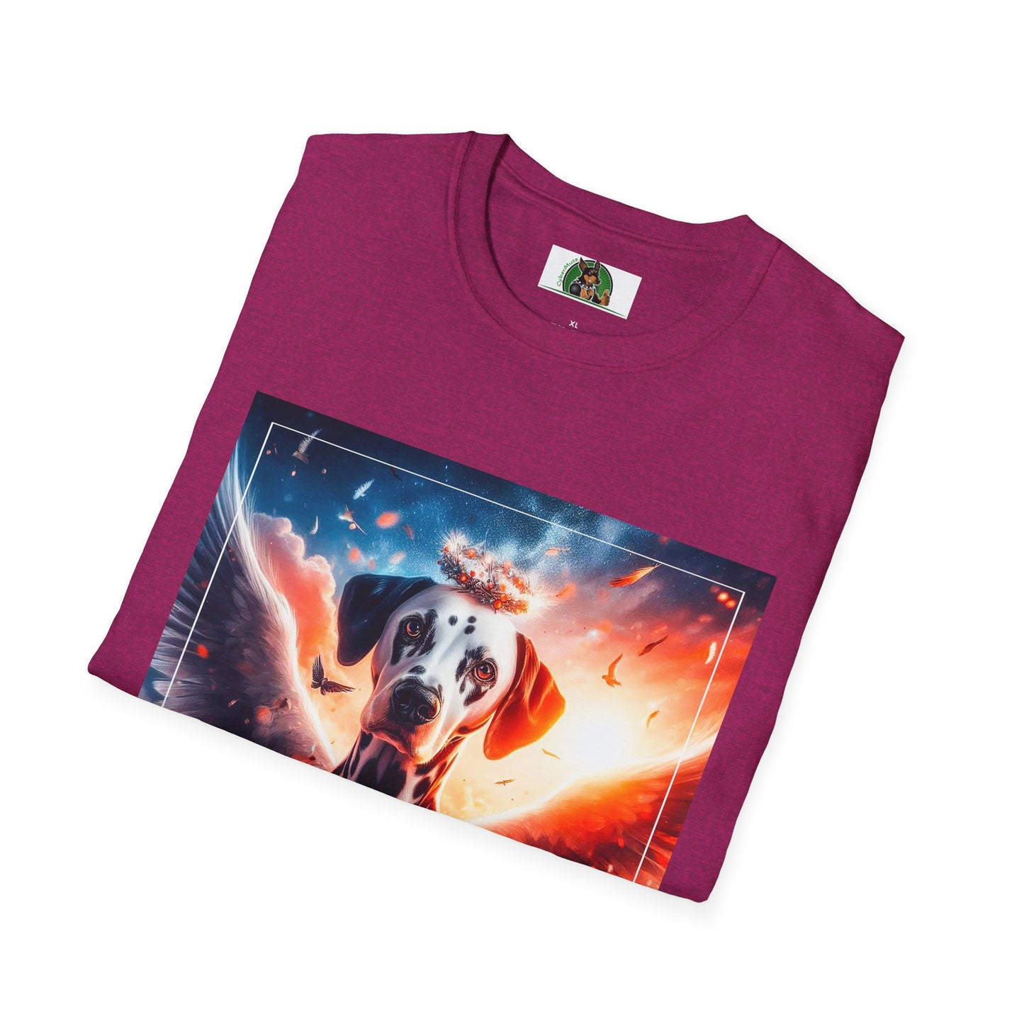 Dalmatian heavenly angel t shirt