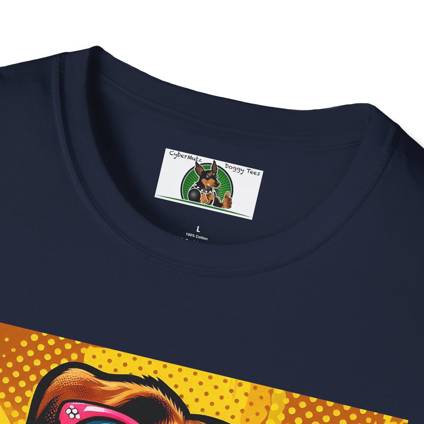 Wacky Surfer Dog T-Shirt Printify