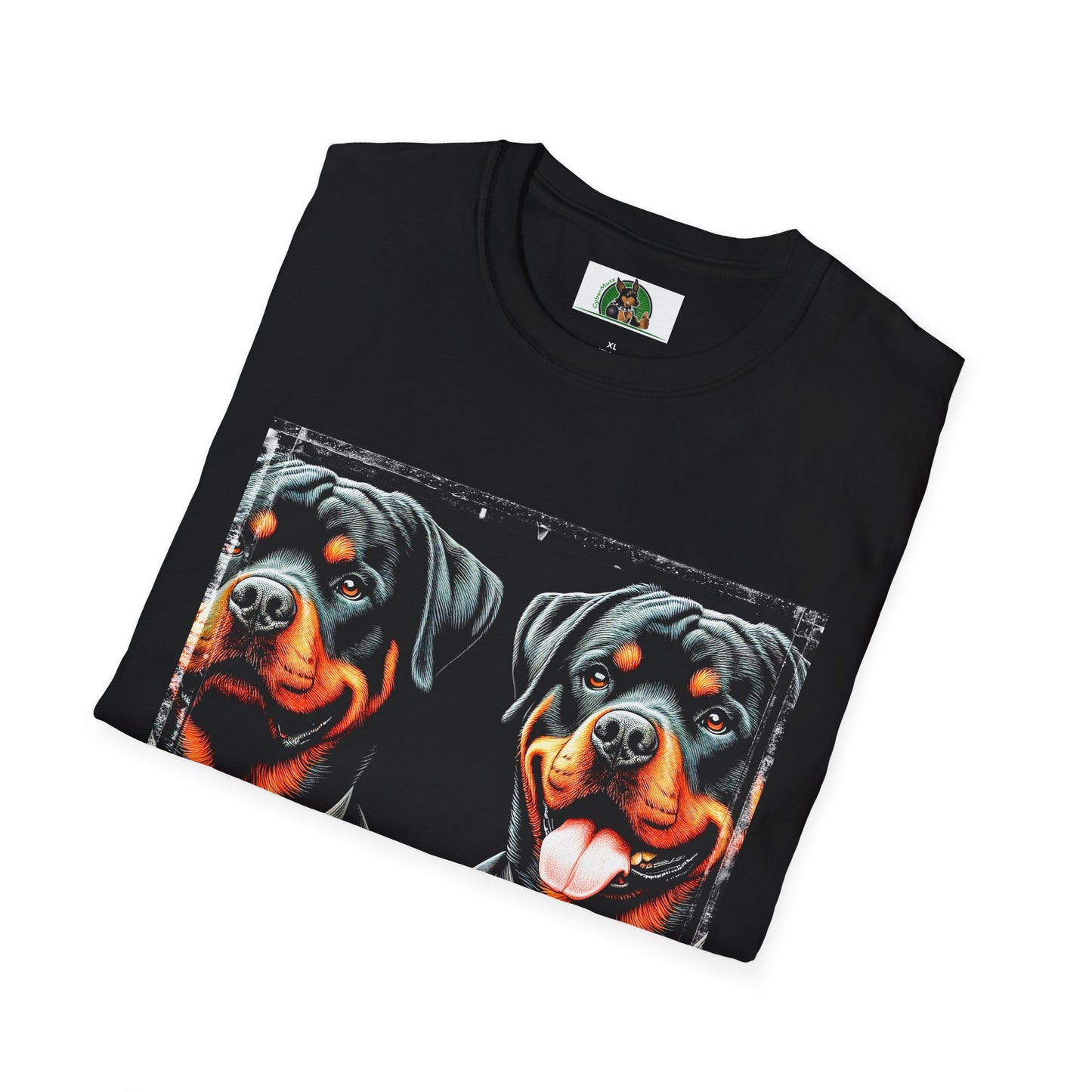 Rottweiler two suits shirt T-Shirt Printify