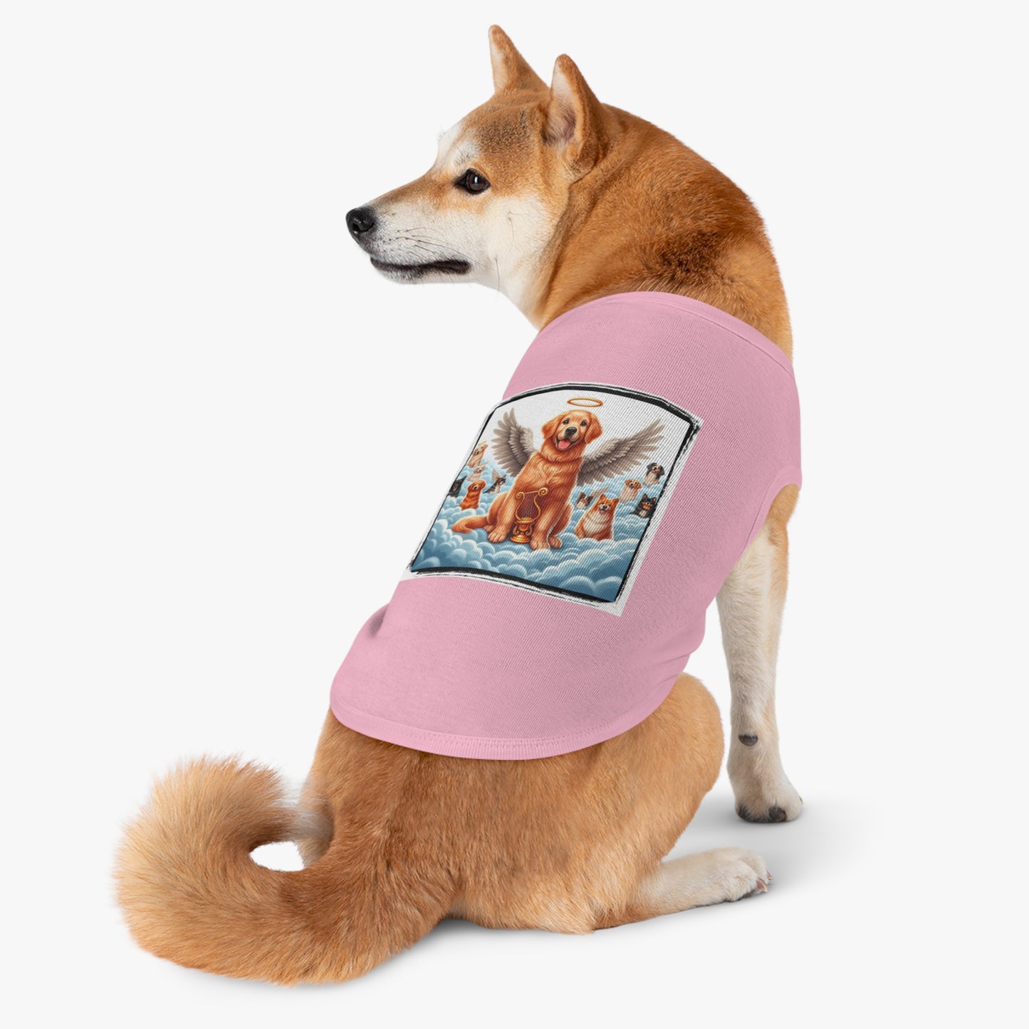Golden Retriever tank top puppy heaven