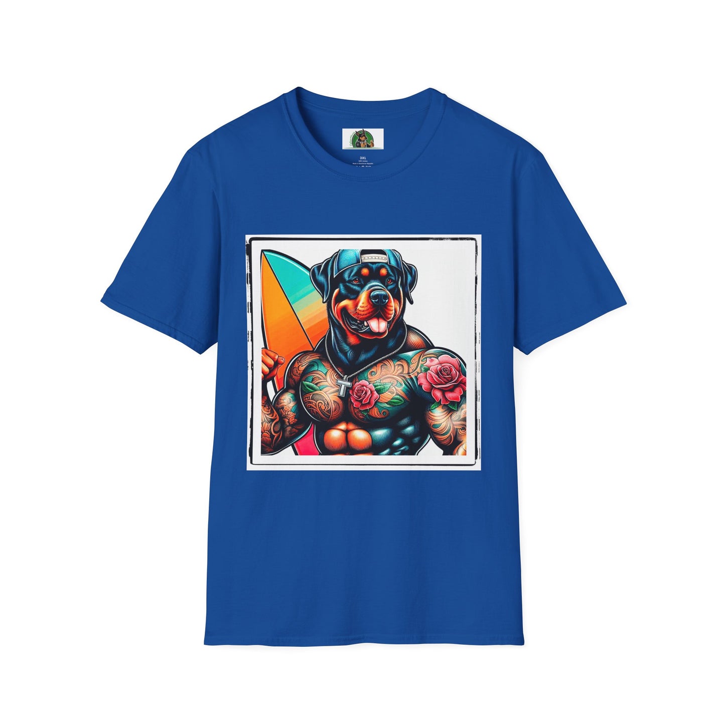 Rottweiler beach hotter shirt T-Shirt Printify XS Royal