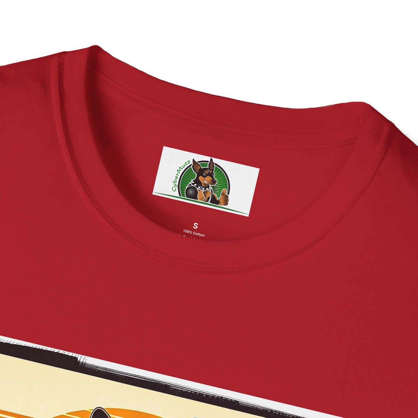 Boston Terrier Surfer Dog T-Shirt Printify