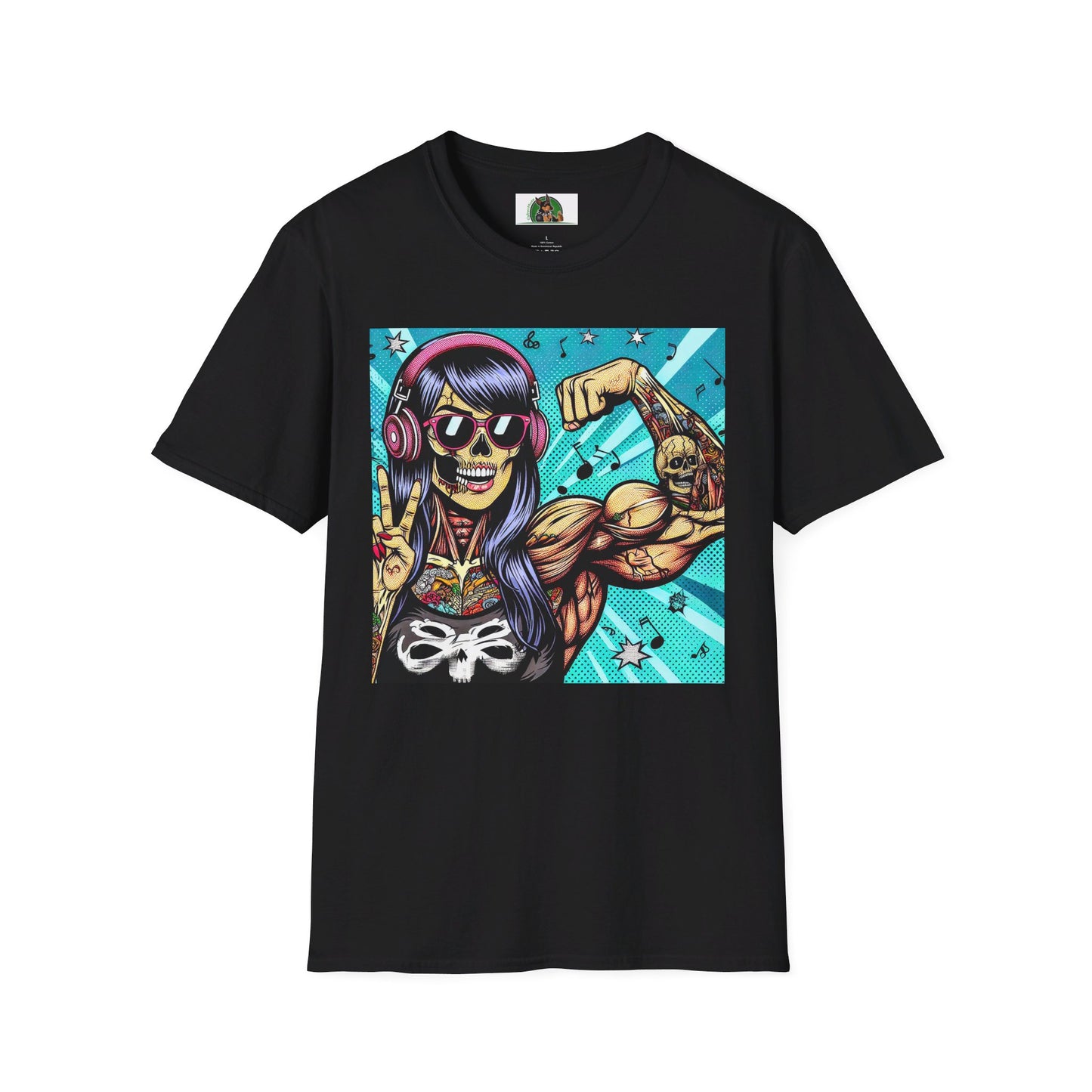 Zombie Girl T-Shirt Printify S Black