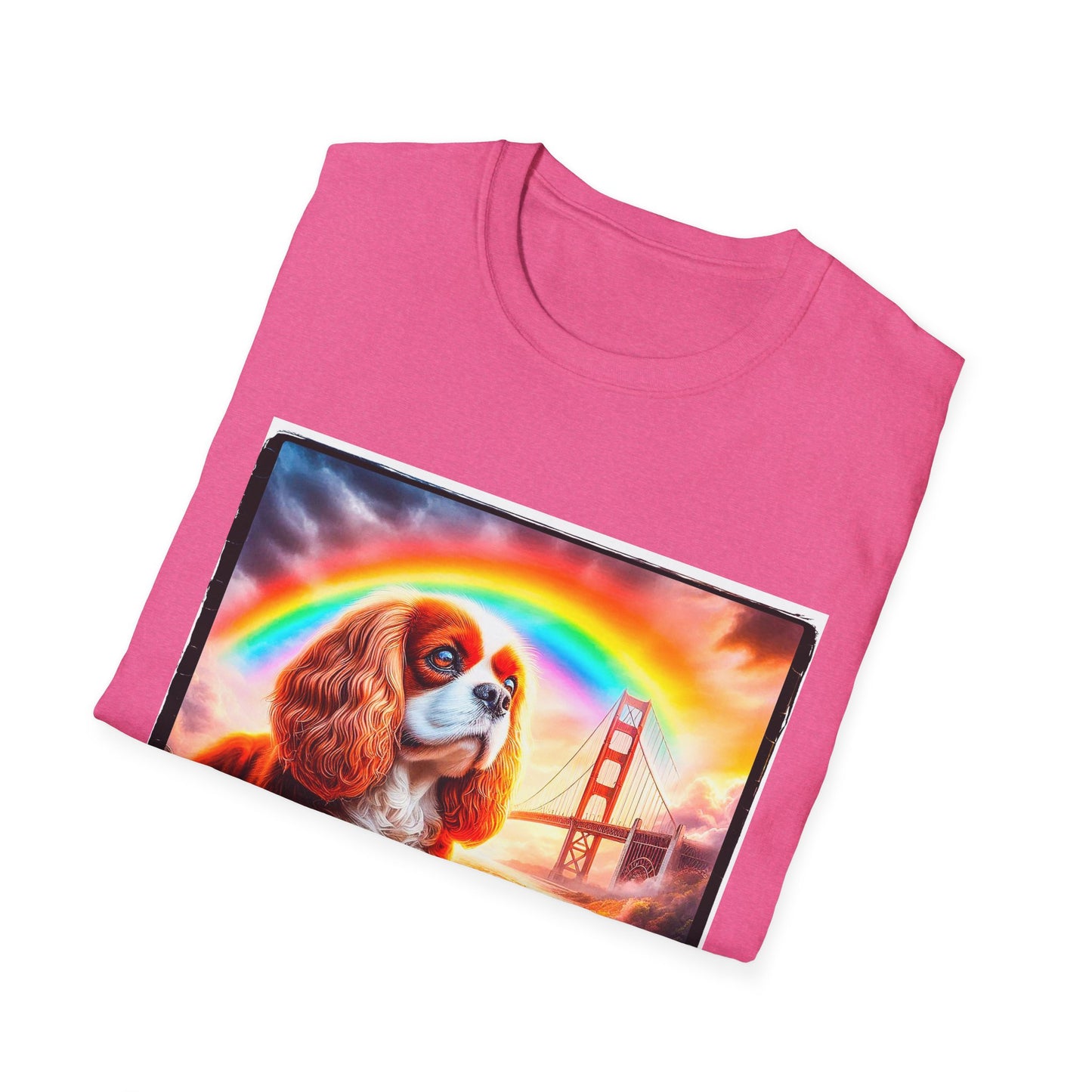 Cavalier King Charles Spaniel Rainbow Bridge TShirt