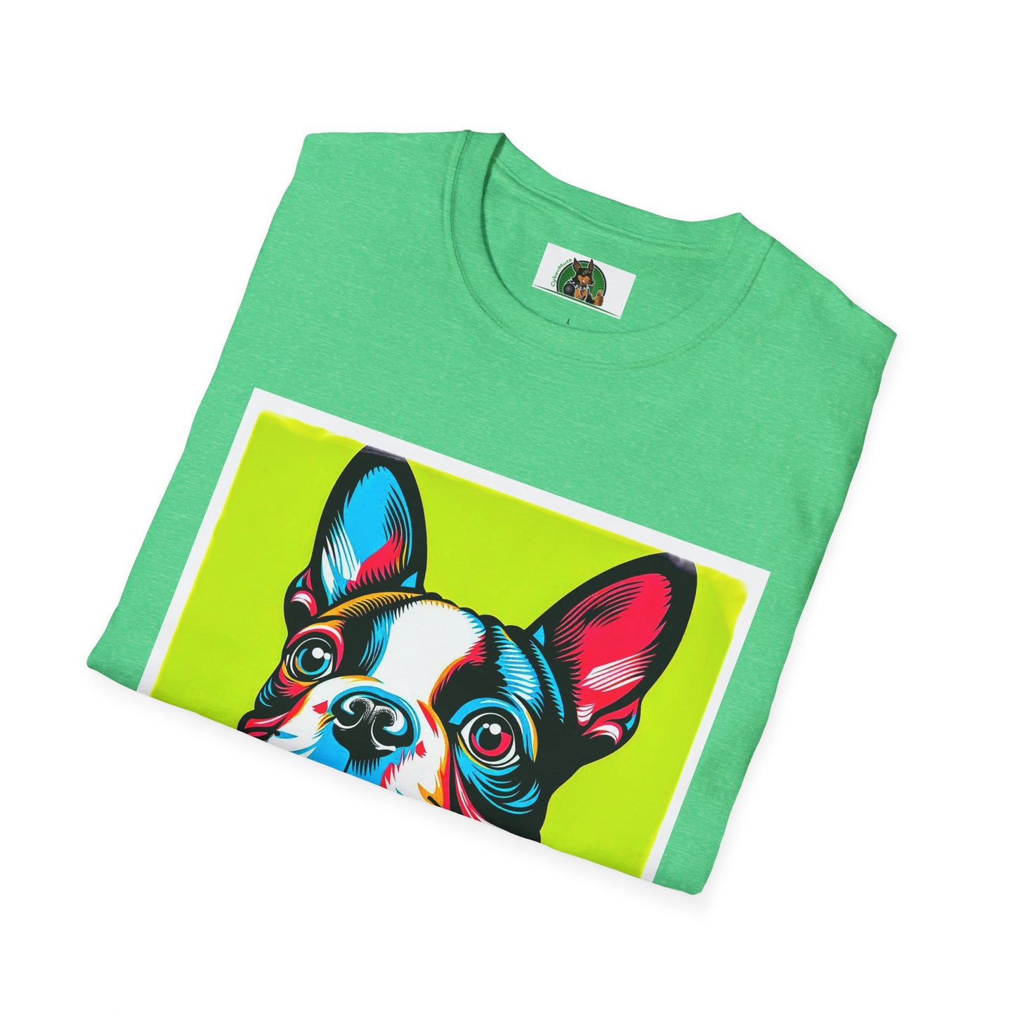 Boston Terrier Pop Art TShirt T-Shirt Printify