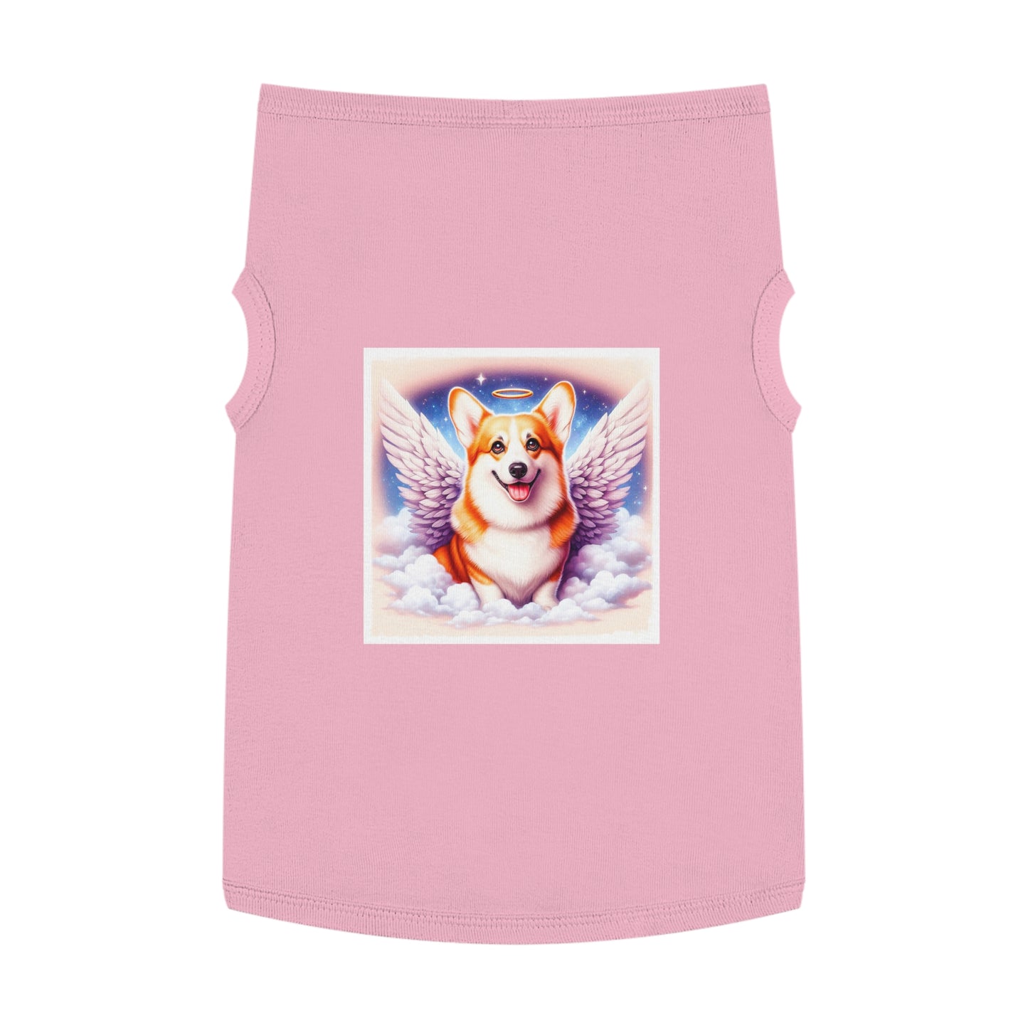 Pet Tank Top Pembroke Welsh Corgi angel Pets Printify XL Pink