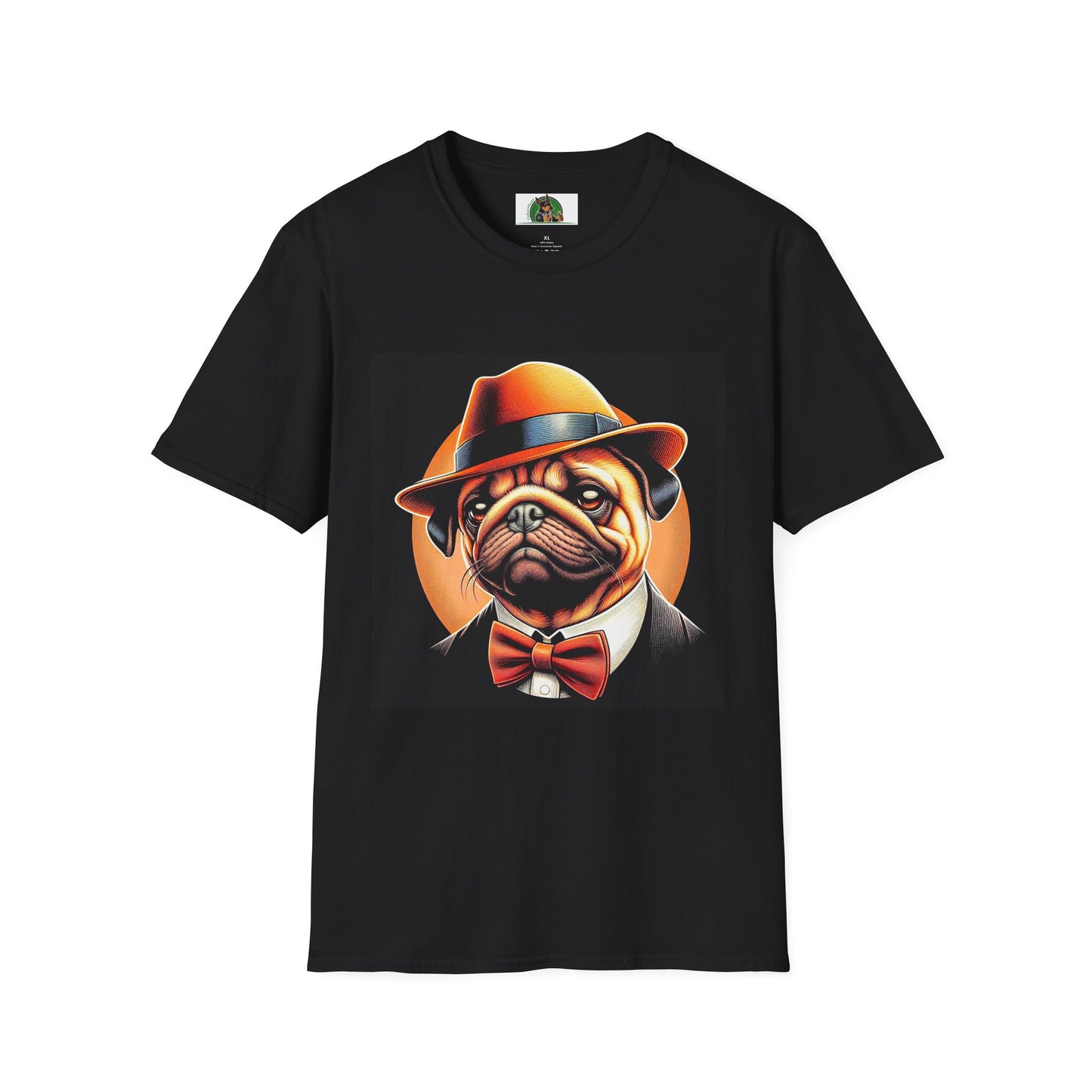 Pugs T-Shirt Printify XS Black